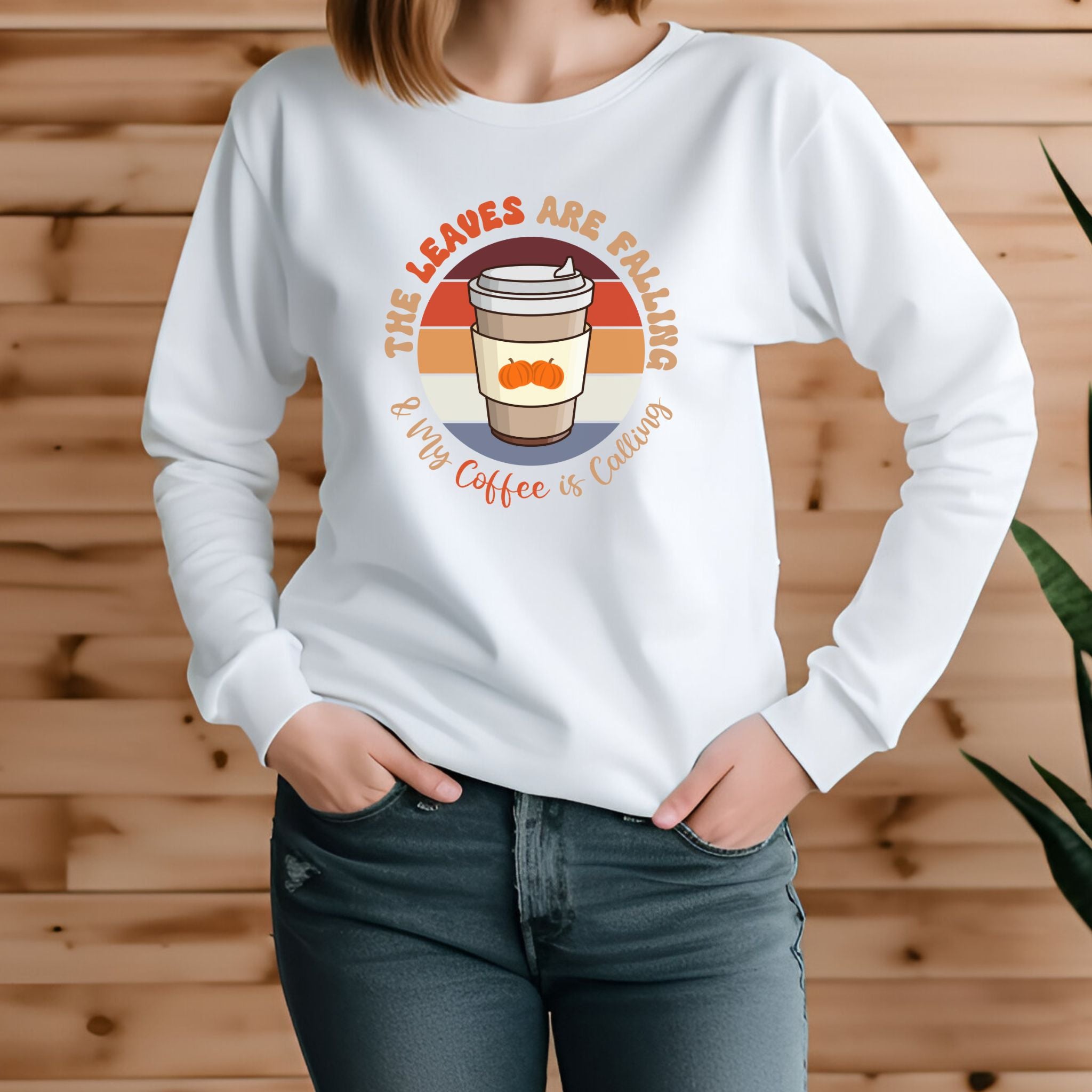 Autumn Brew Cozy Fall Coffee Lover’s Tee, Unisex Jersey Long Sleeve Tee