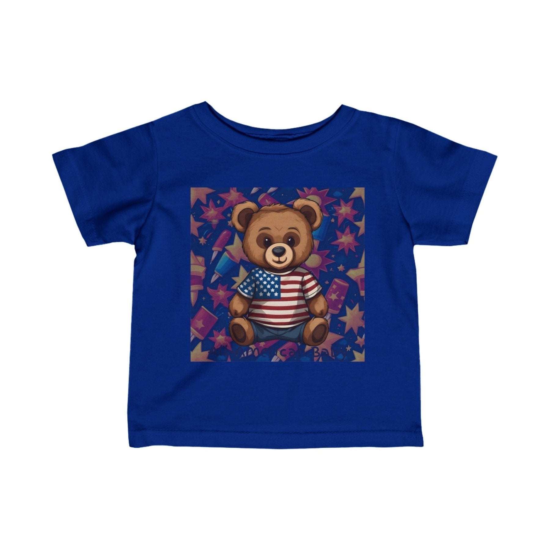 All American Baby, Infant Fine Jersey Tee, 6M-24M - Janlyn's Crafts