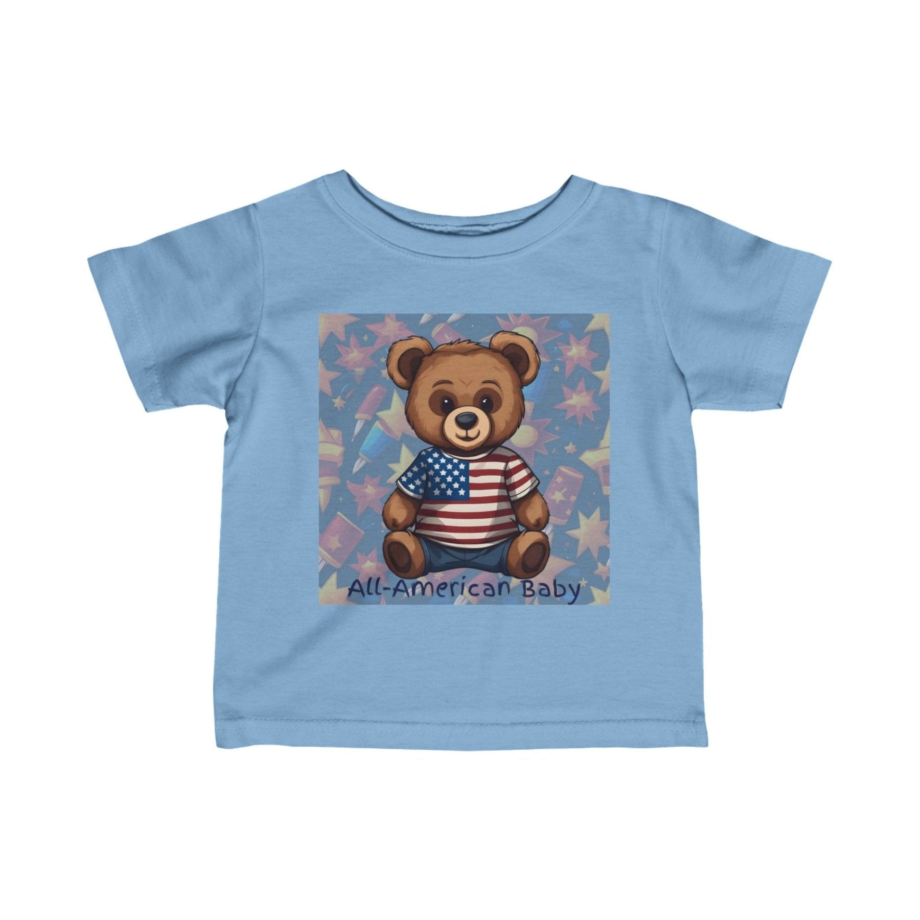 All American Baby, Infant Fine Jersey Tee, 6M-24M - Janlyn's Crafts