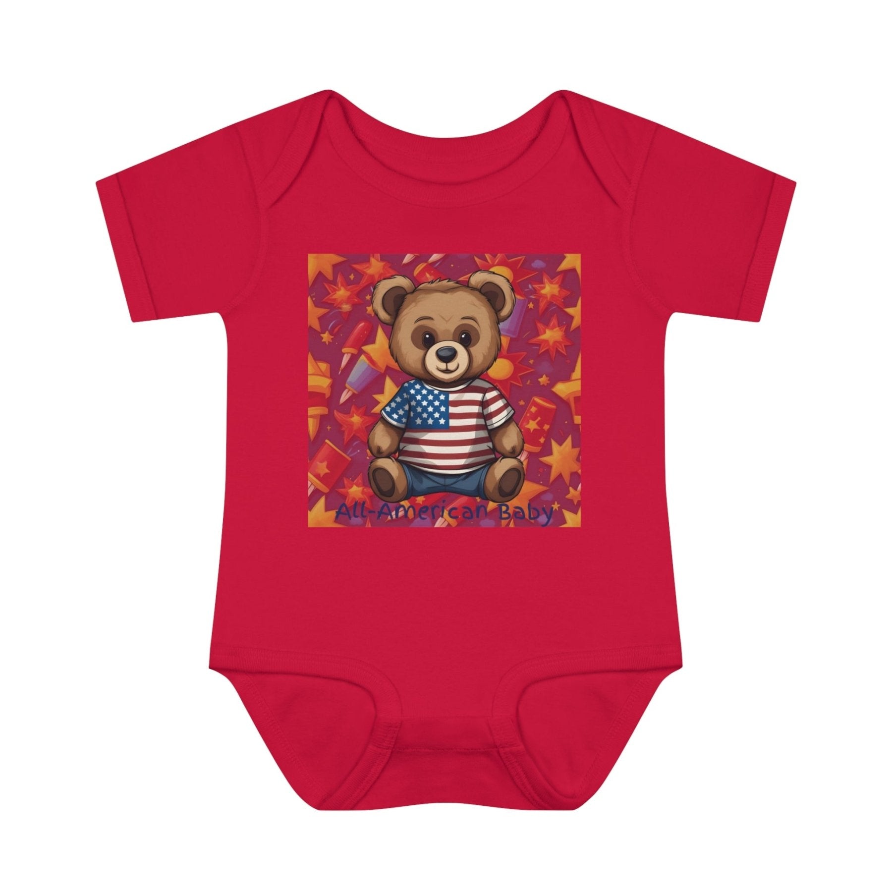 All American Baby, Onesie, Bodysuit, 0M-24M - Janlyn's Crafts