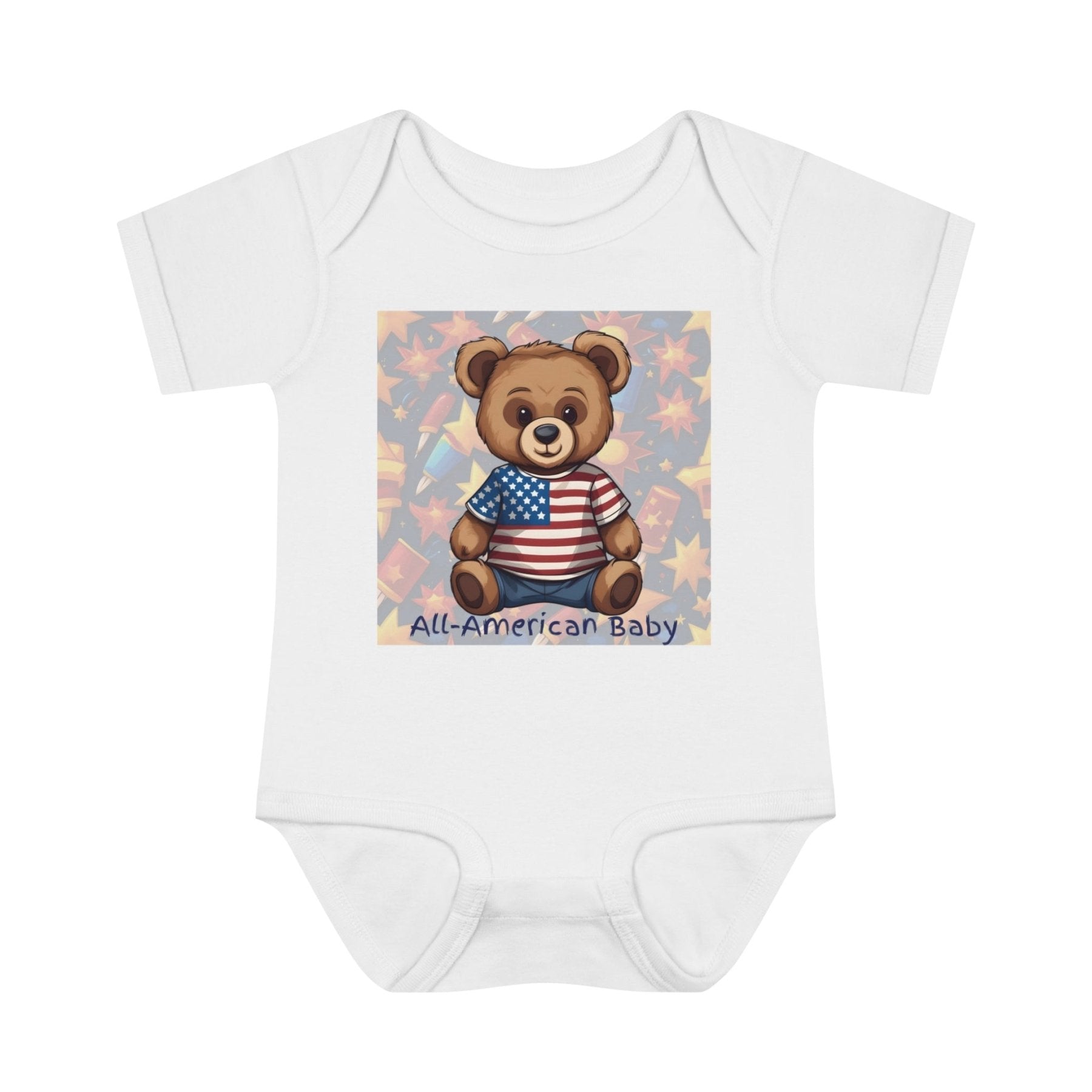 All American Baby, Onesie, Bodysuit, 0M-24M - Janlyn's Crafts