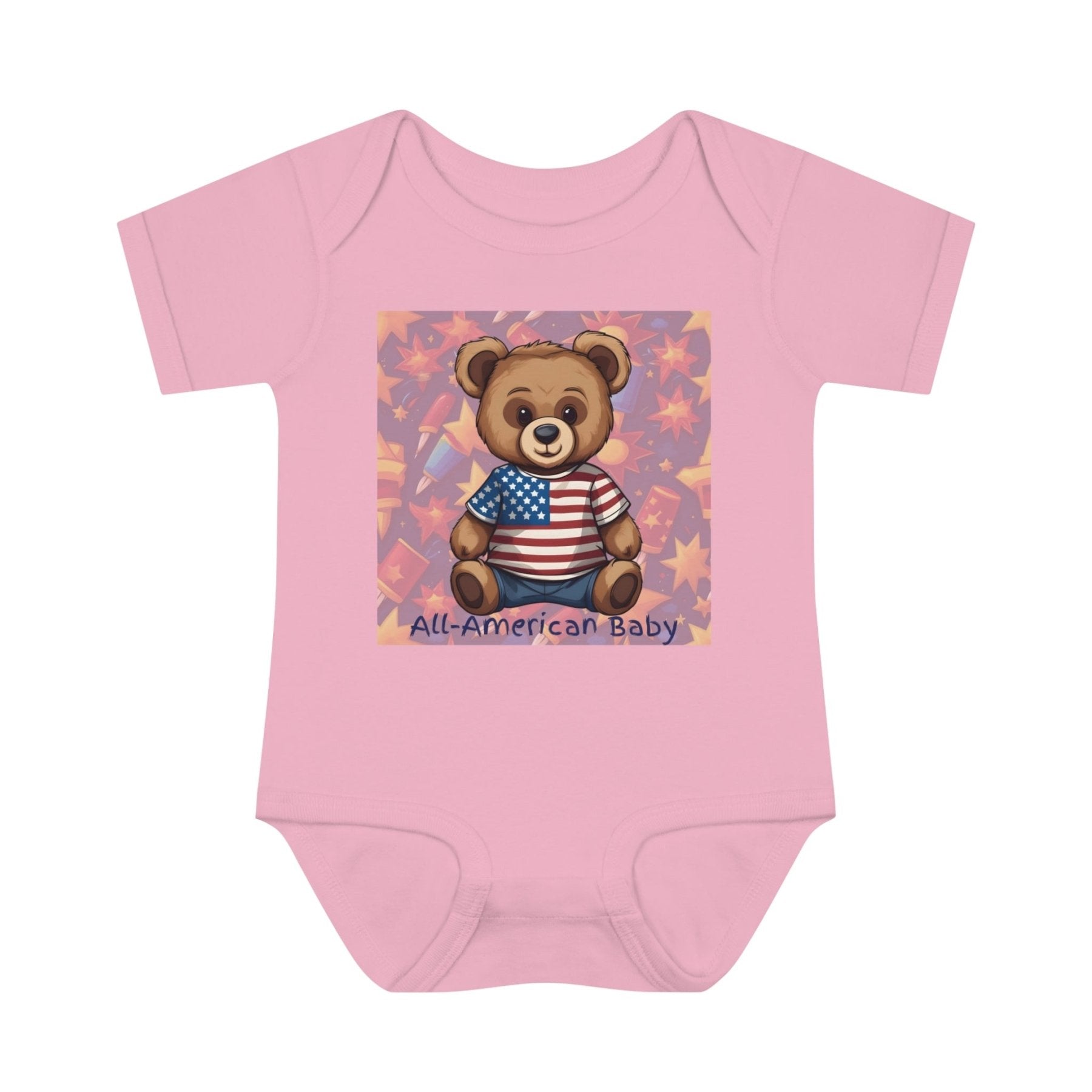 All American Baby, Onesie, Bodysuit, 0M-24M - Janlyn's Crafts