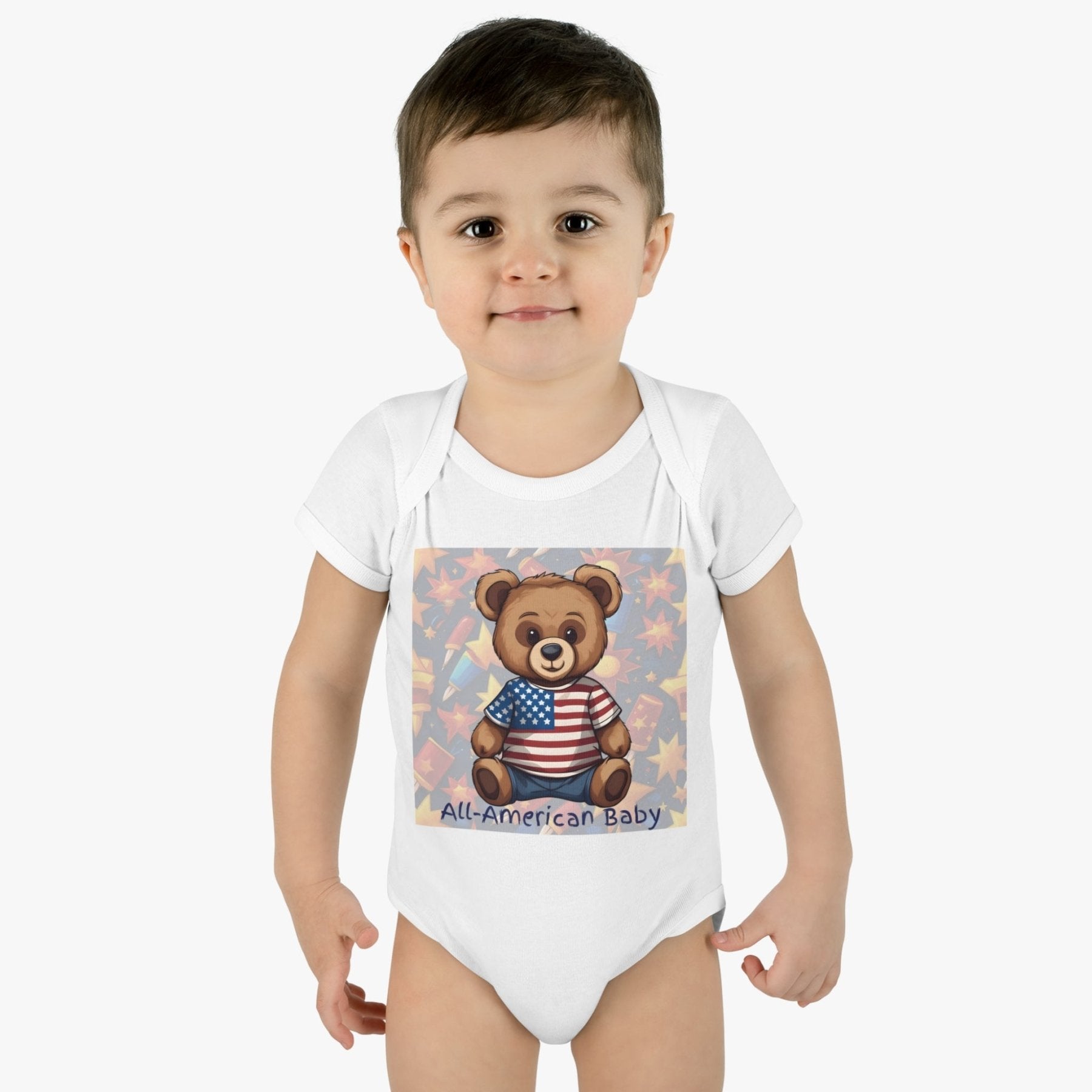 All American Baby, Onesie, Bodysuit, 0M-24M - Janlyn's Crafts