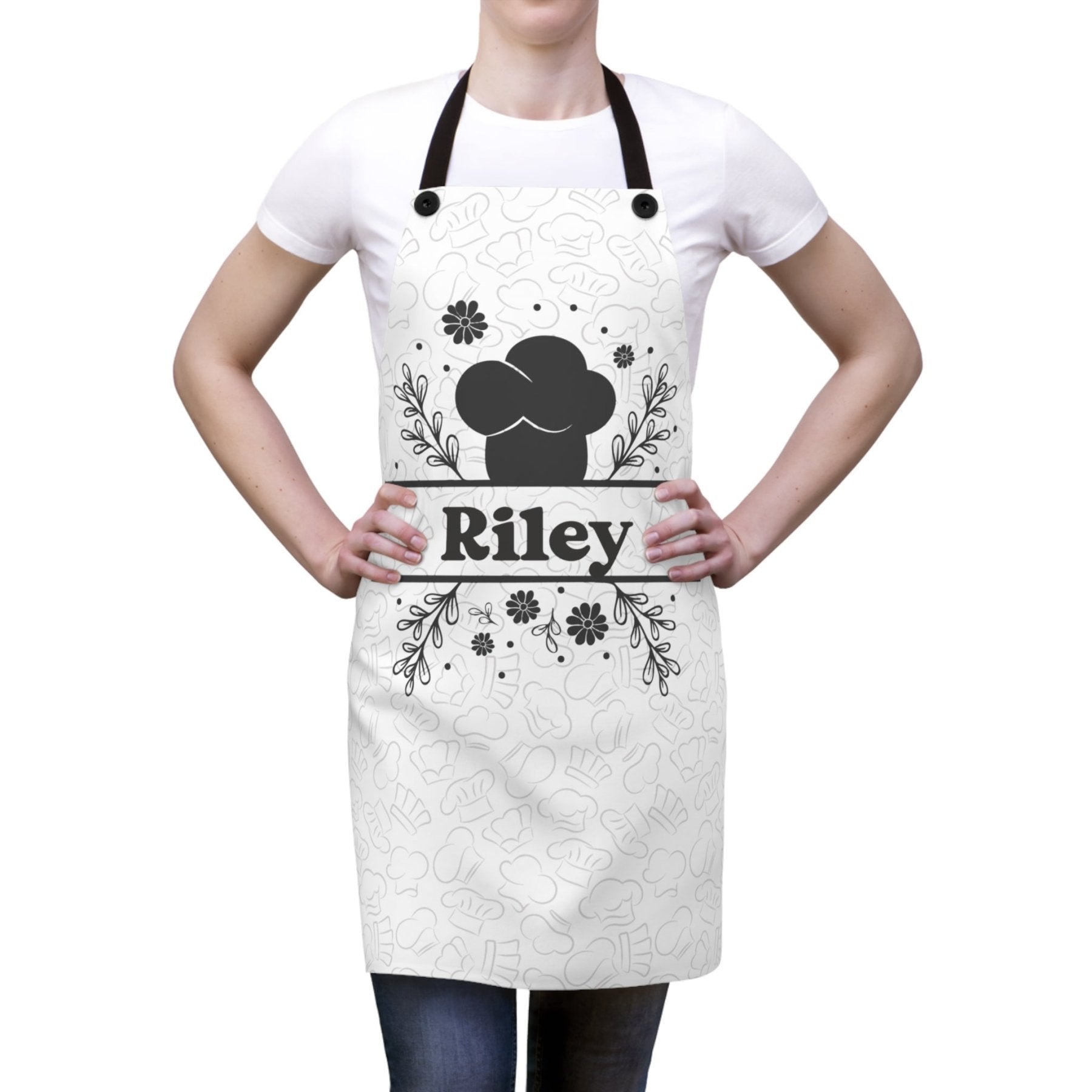 Apron, Chef Hat, Personalized Unisex Apron - Janlyn's Crafts