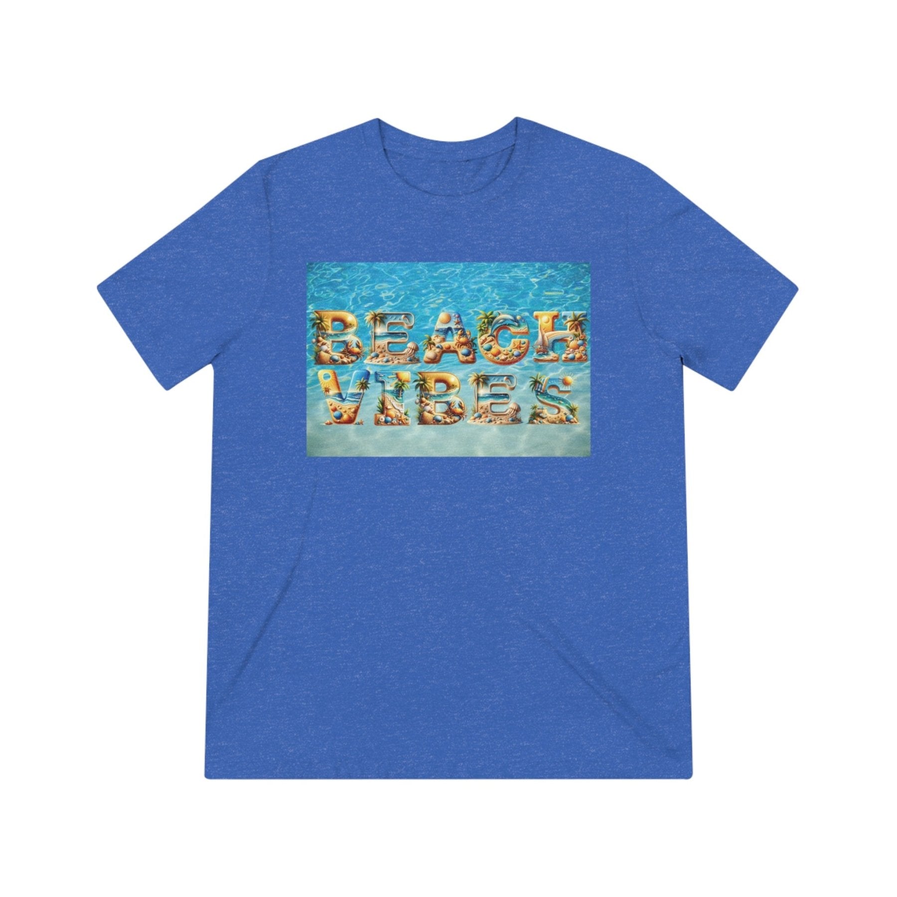 Beach Vibes, Unisex Triblend T - Shirt - Janlyn's Crafts