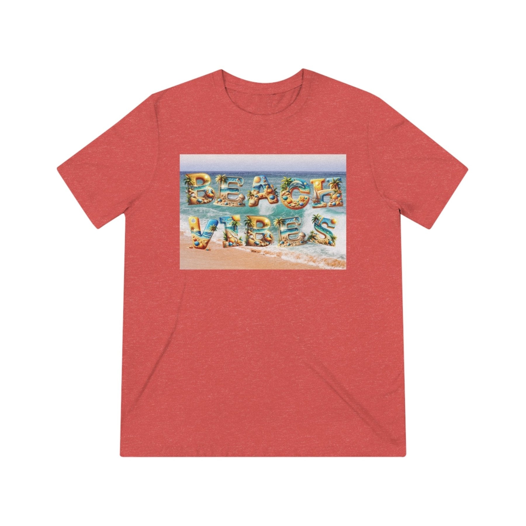 Beach Vibes, Unisex Triblend T - Shirt - Janlyn's Crafts