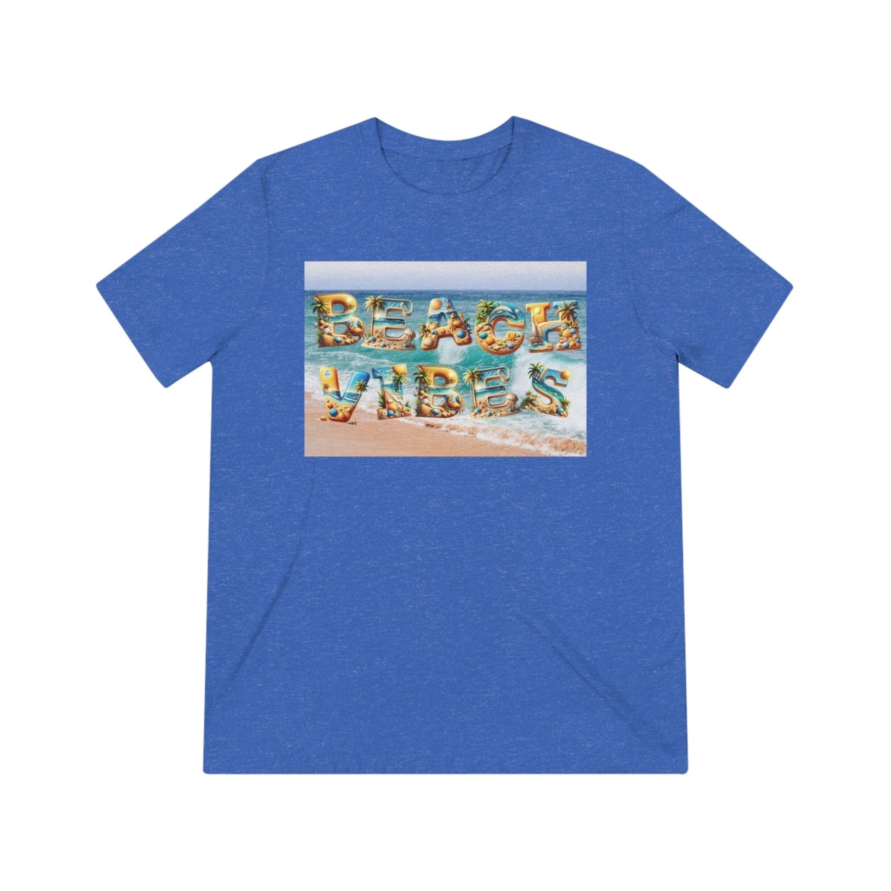 Beach Vibes, Unisex Triblend T - Shirt - Janlyn's Crafts