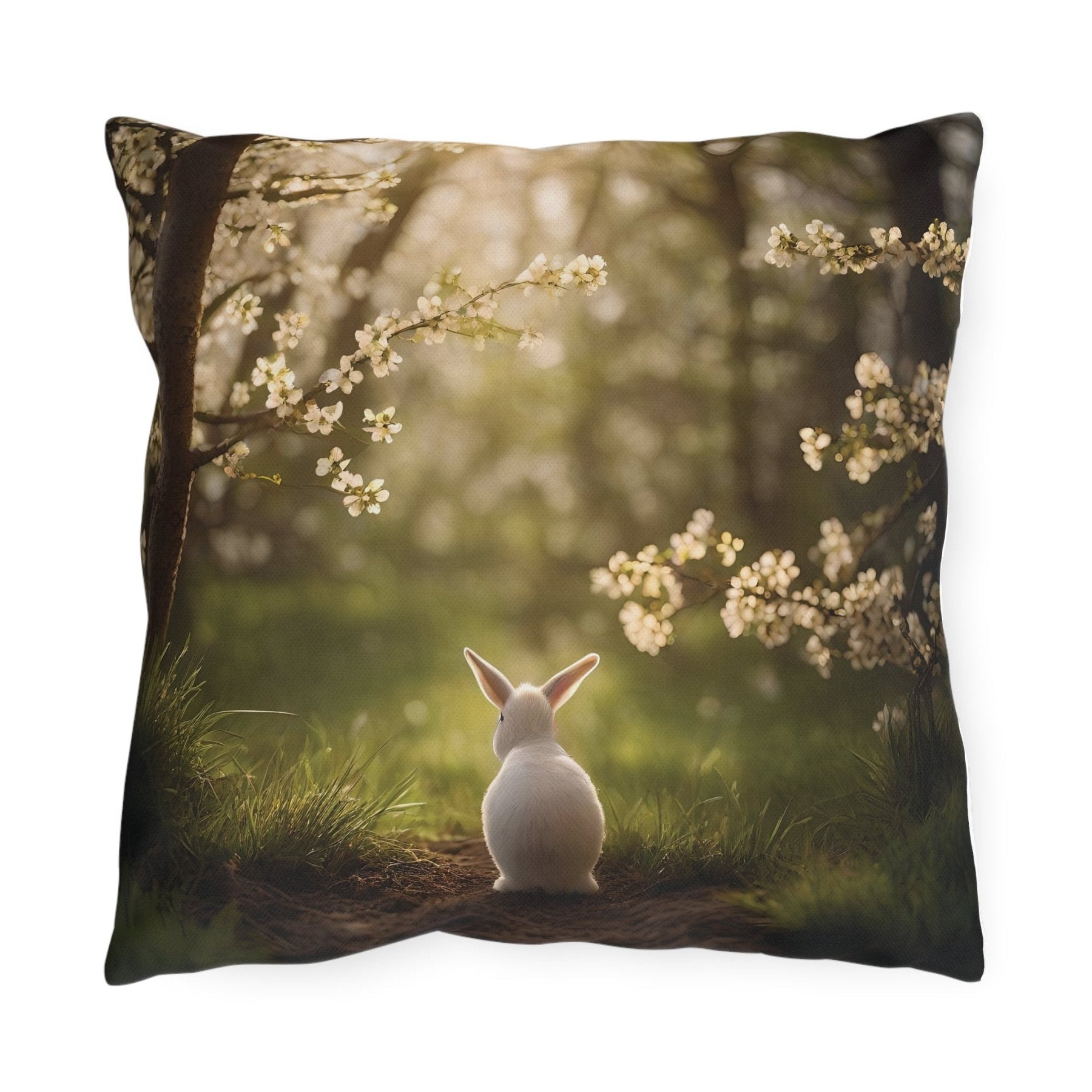 Easter Scene Outdoor Pillow, Qty 1, (15) - Janlyn's Crafts