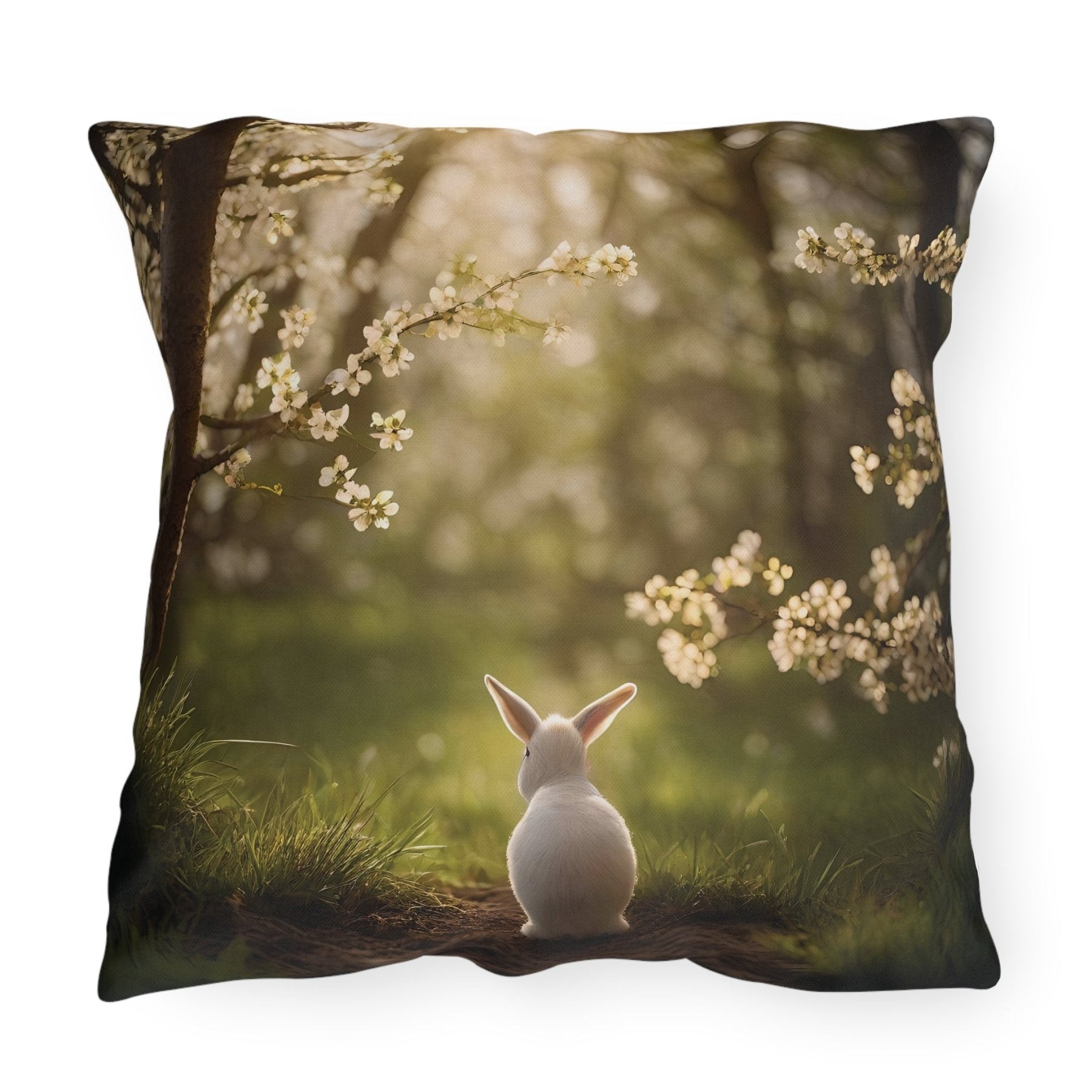 Easter Scene Outdoor Pillow, Qty 1, (15) - Janlyn's Crafts