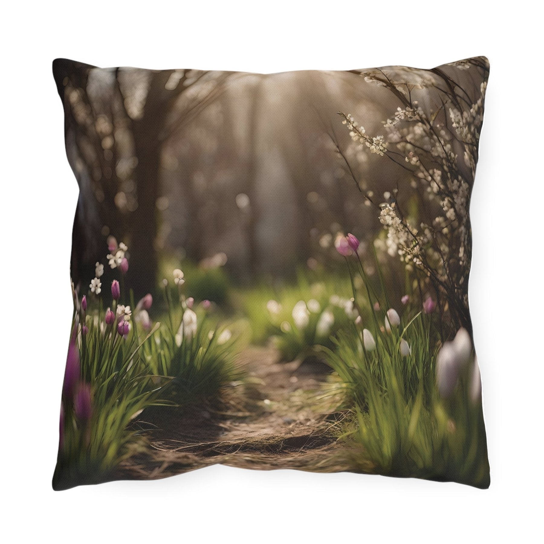 Easter Scene Outdoor Pillow, Qty 1, (2) - Janlyn's Crafts