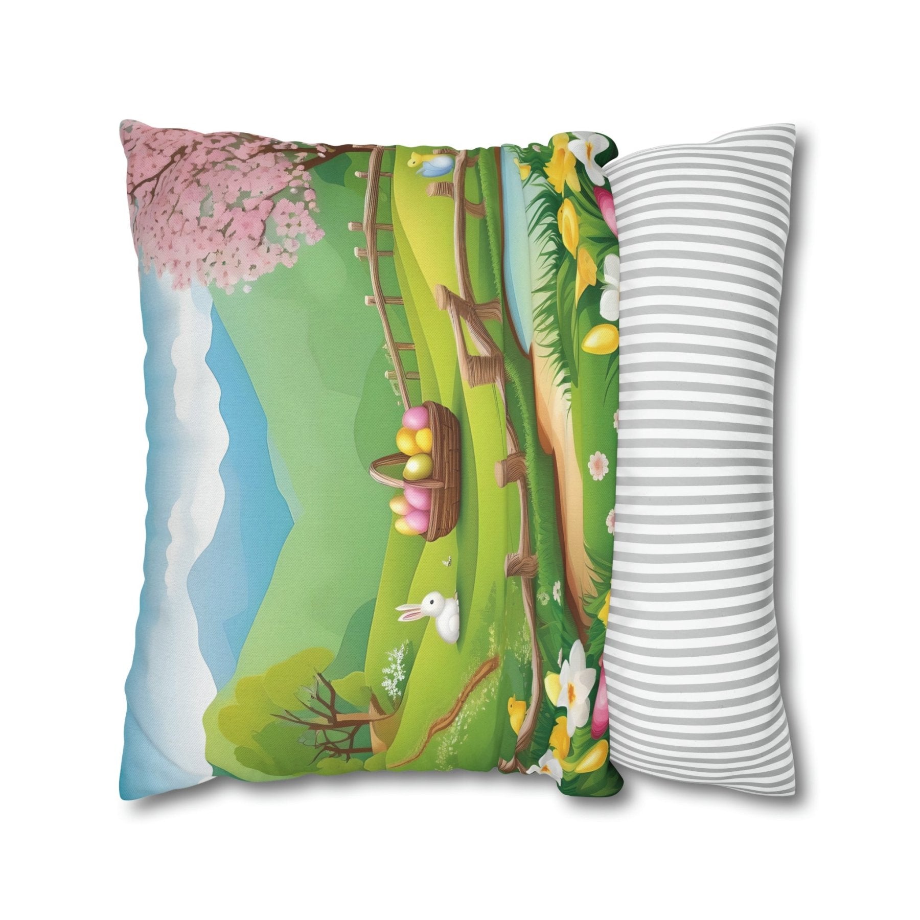 Easter Scene Throw Pillow Cover, Throw Pillow Case, Qty 1, (11) - Janlyn's Crafts