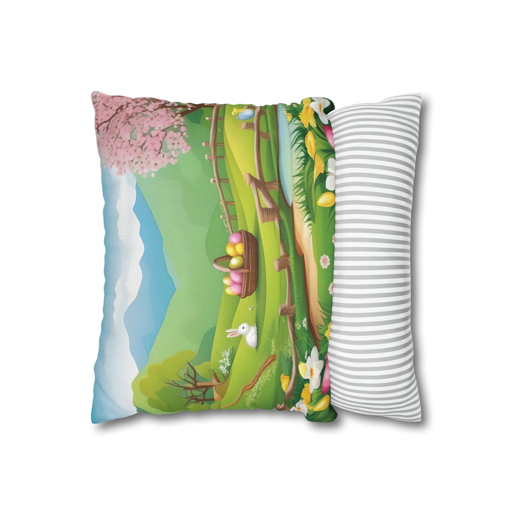 Easter Scene Throw Pillow Cover, Throw Pillow Case, Qty 1, (11) - Janlyn's Crafts