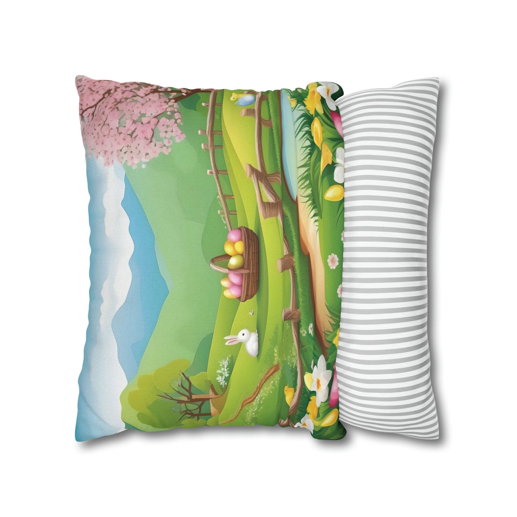 Easter Scene Throw Pillow Cover, Throw Pillow Case, Qty 1, (11) - Janlyn's Crafts