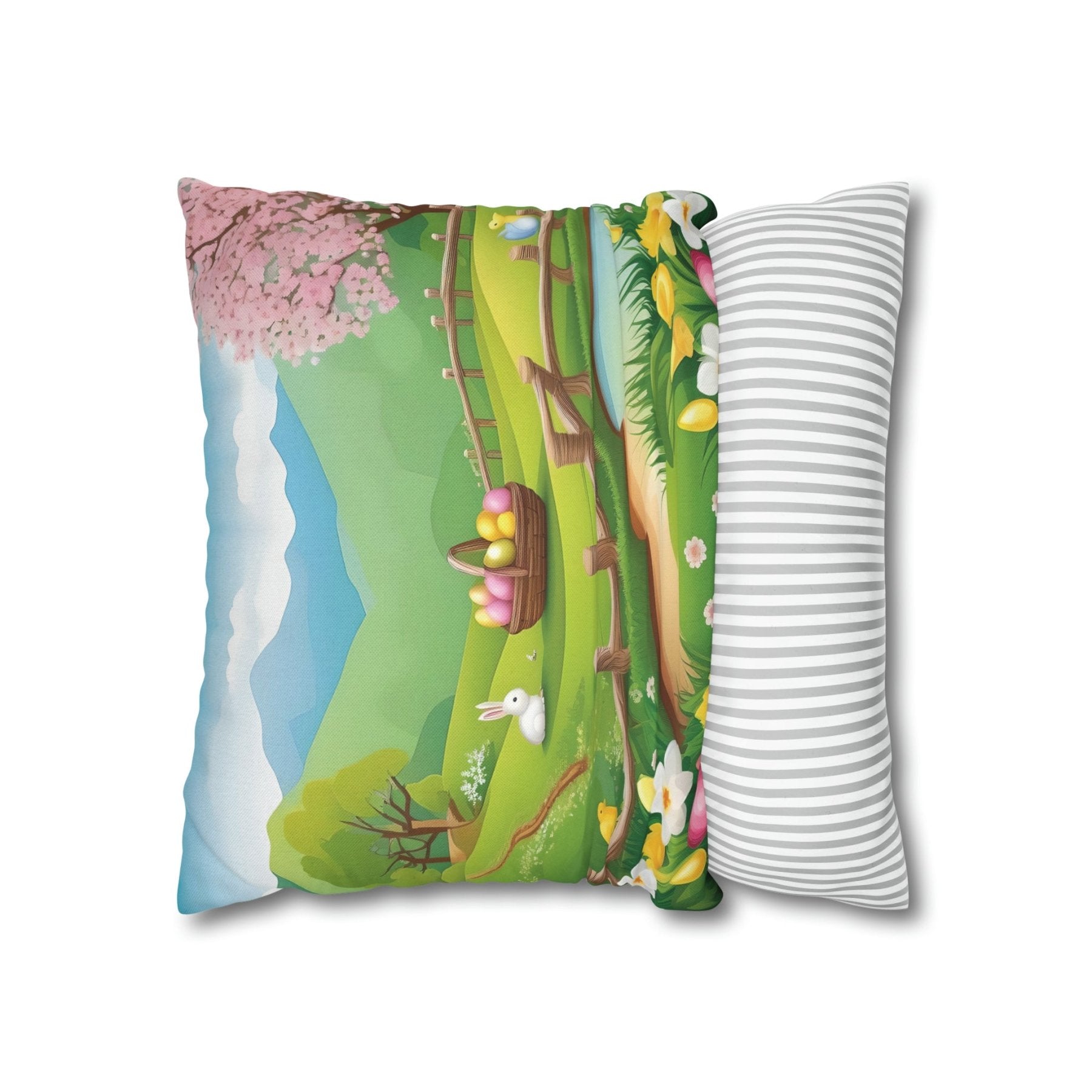 Easter Scene Throw Pillow Cover, Throw Pillow Case, Qty 1, (11) - Janlyn's Crafts