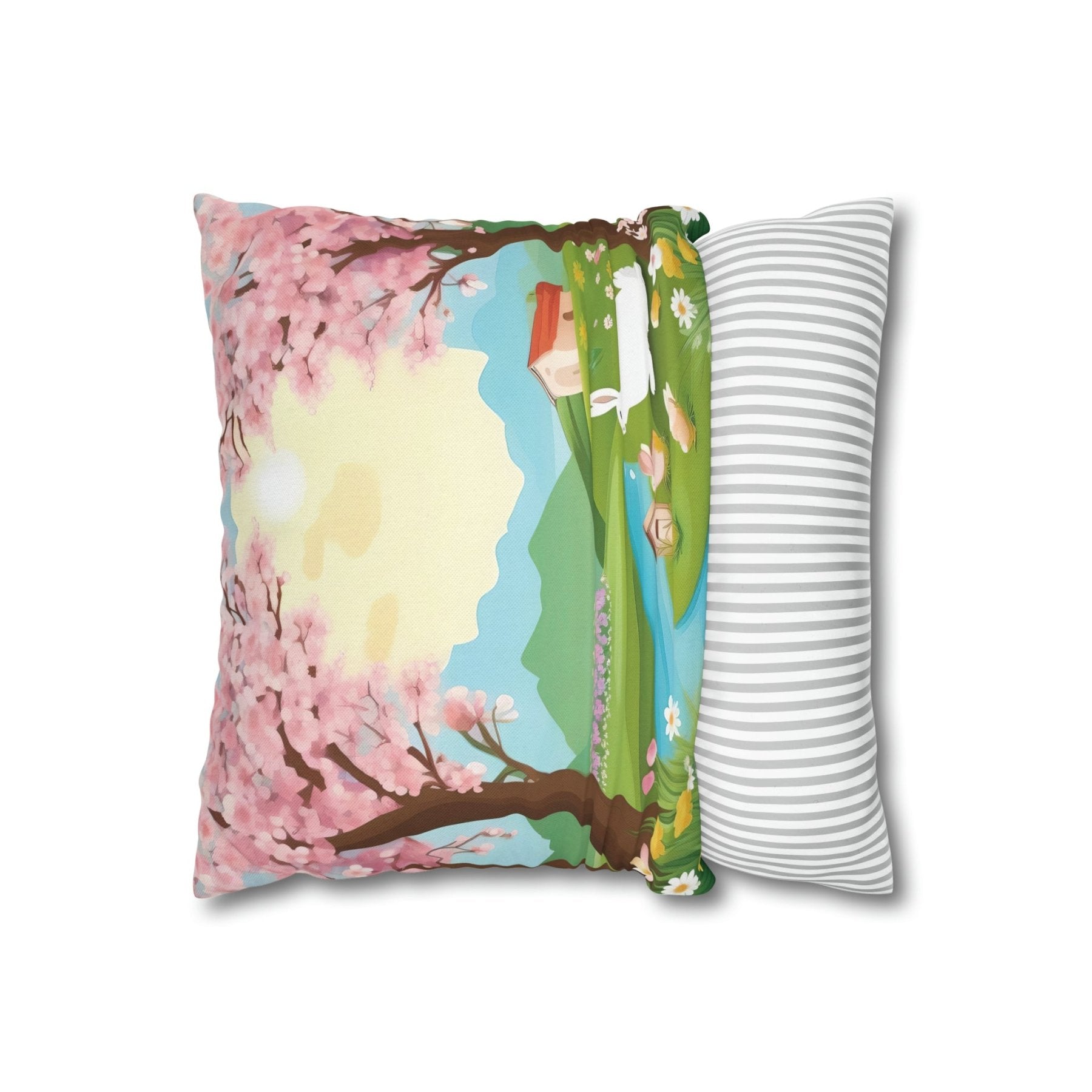 Easter Scene Throw Pillow Cover, Throw Pillow Case, Qty 1, (12) - Janlyn's Crafts