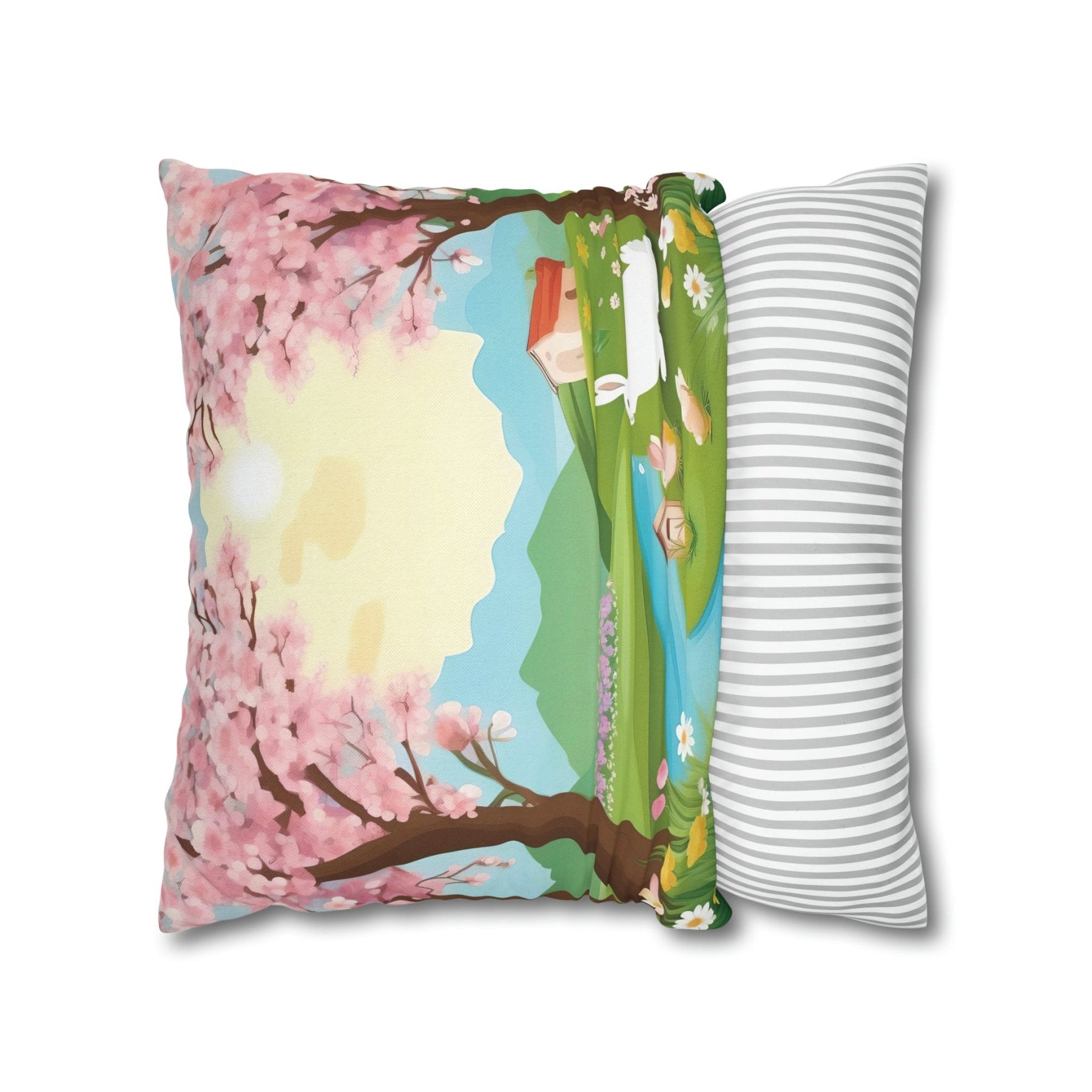 Easter Scene Throw Pillow Cover, Throw Pillow Case, Qty 1, (12) - Janlyn's Crafts