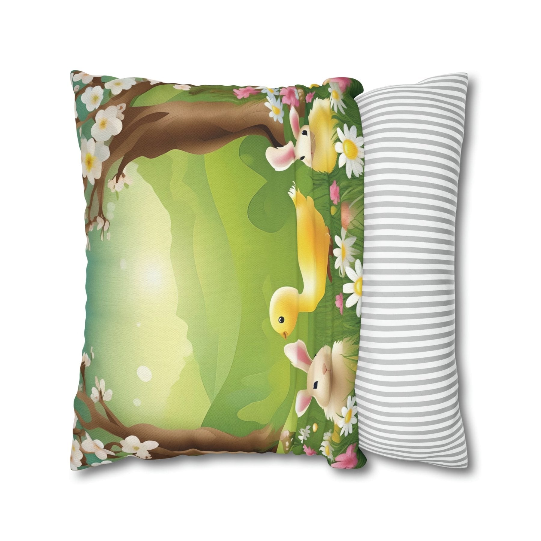 Easter Scene Throw Pillow Cover, Throw Pillow Case, Qty 1, (13) - Janlyn's Crafts