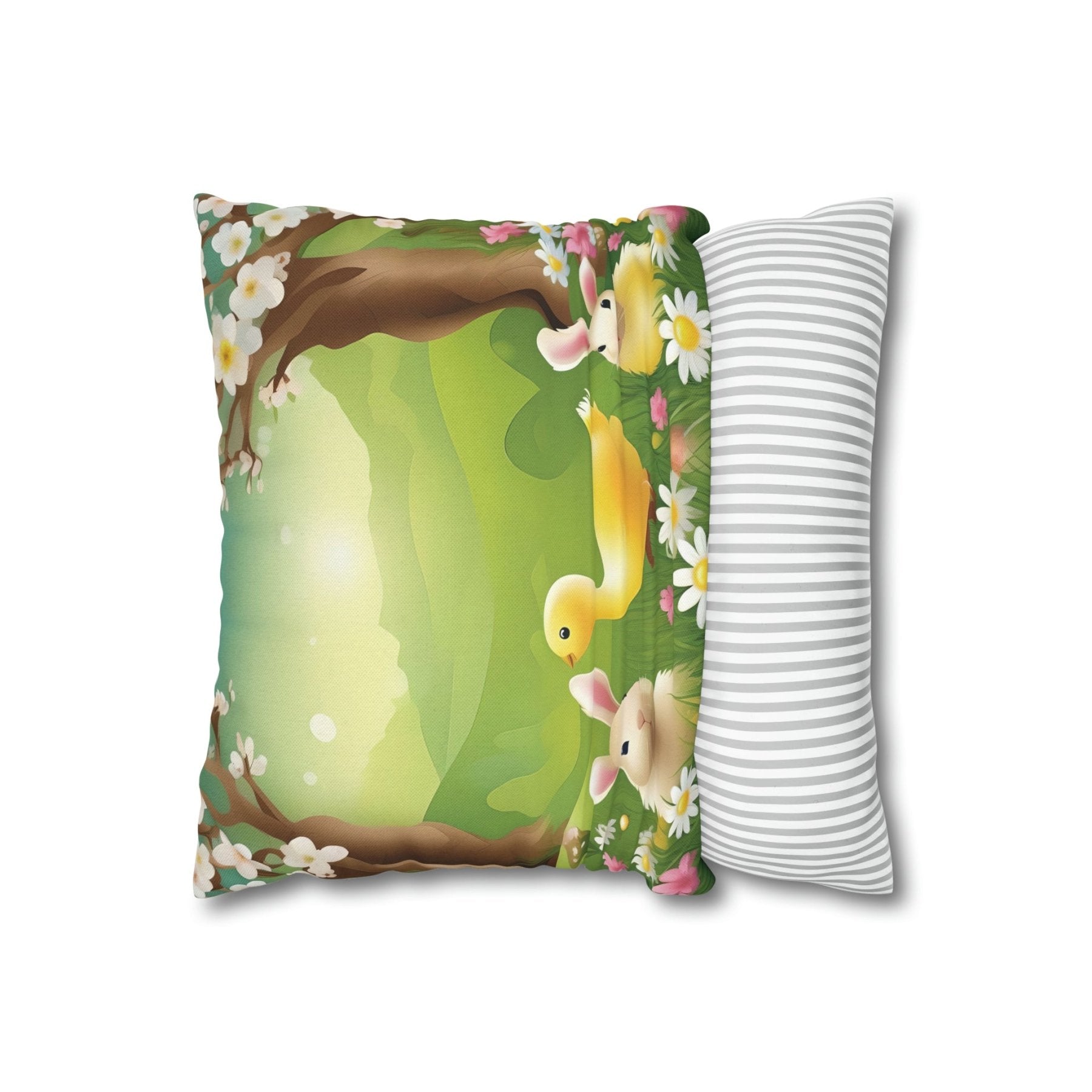 Easter Scene Throw Pillow Cover, Throw Pillow Case, Qty 1, (13) - Janlyn's Crafts