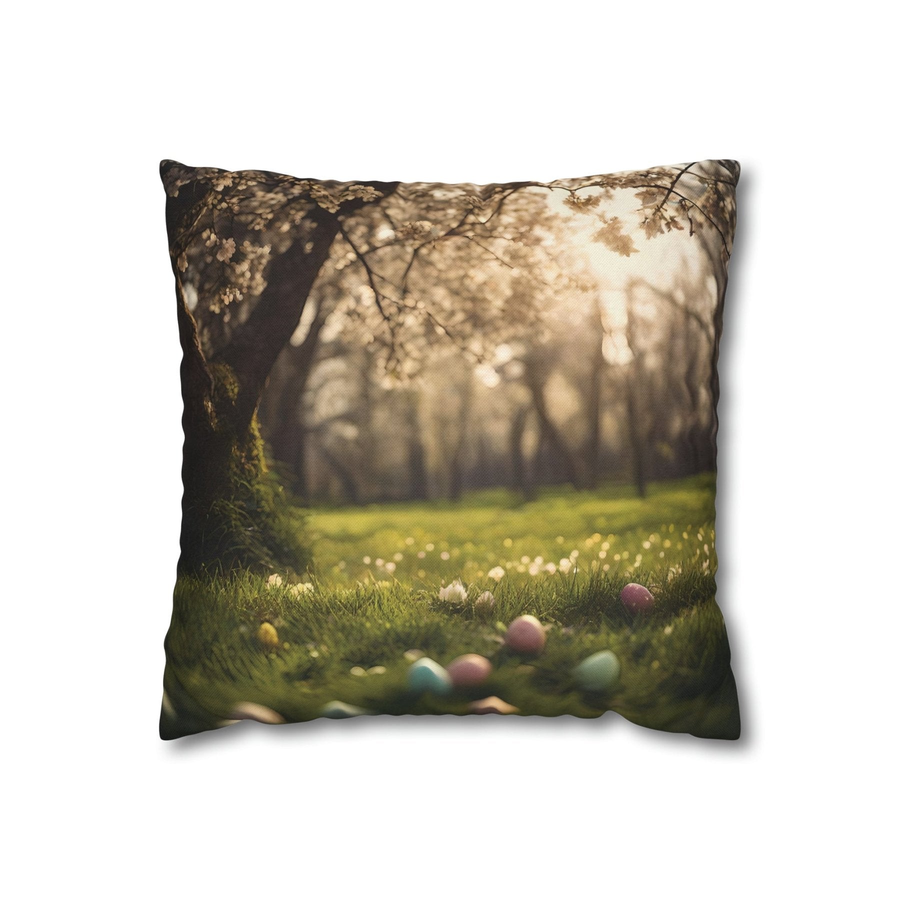 Easter Scene Throw Pillow Cover, Throw Pillow Case, Qty 1, (14) - Janlyn's Crafts