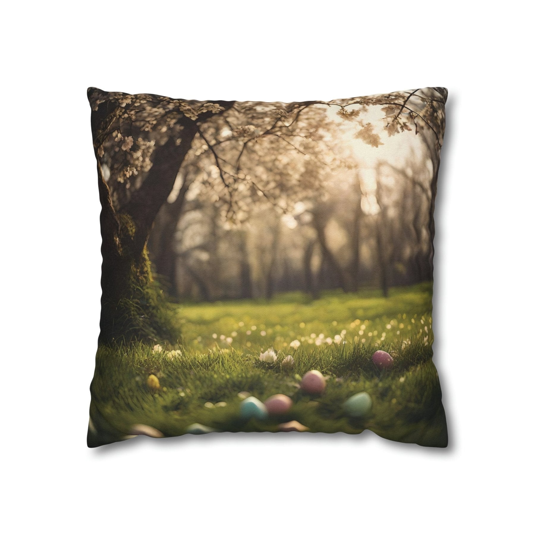 Easter Scene Throw Pillow Cover, Throw Pillow Case, Qty 1, (14) - Janlyn's Crafts