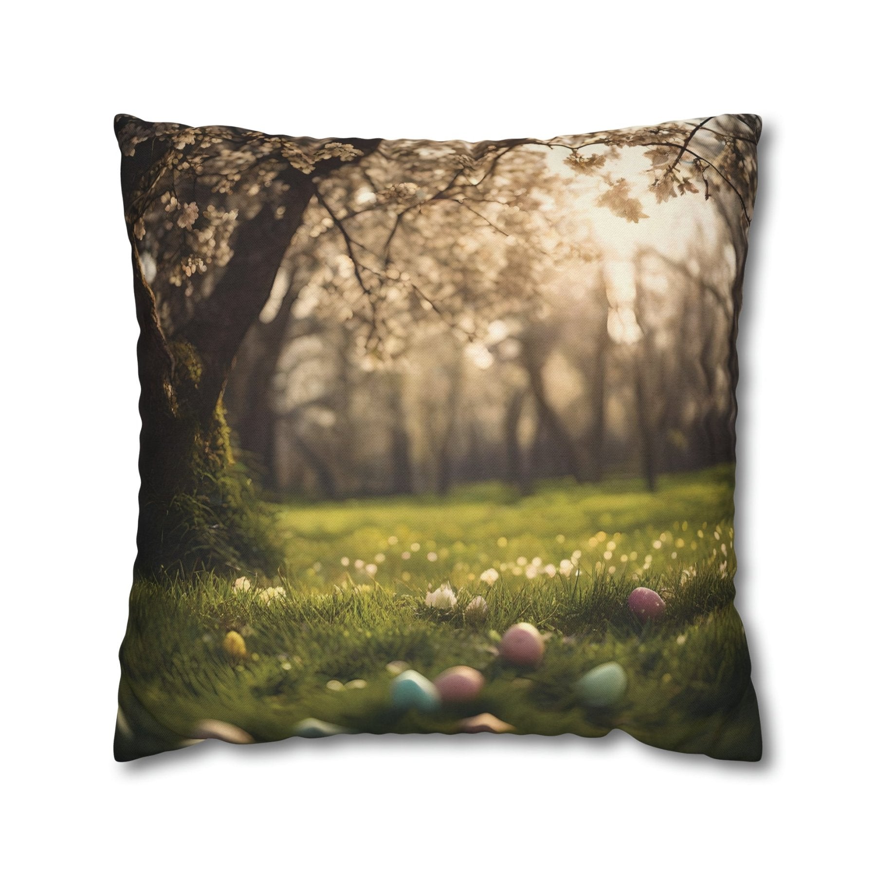 Easter Scene Throw Pillow Cover, Throw Pillow Case, Qty 1, (14) - Janlyn's Crafts