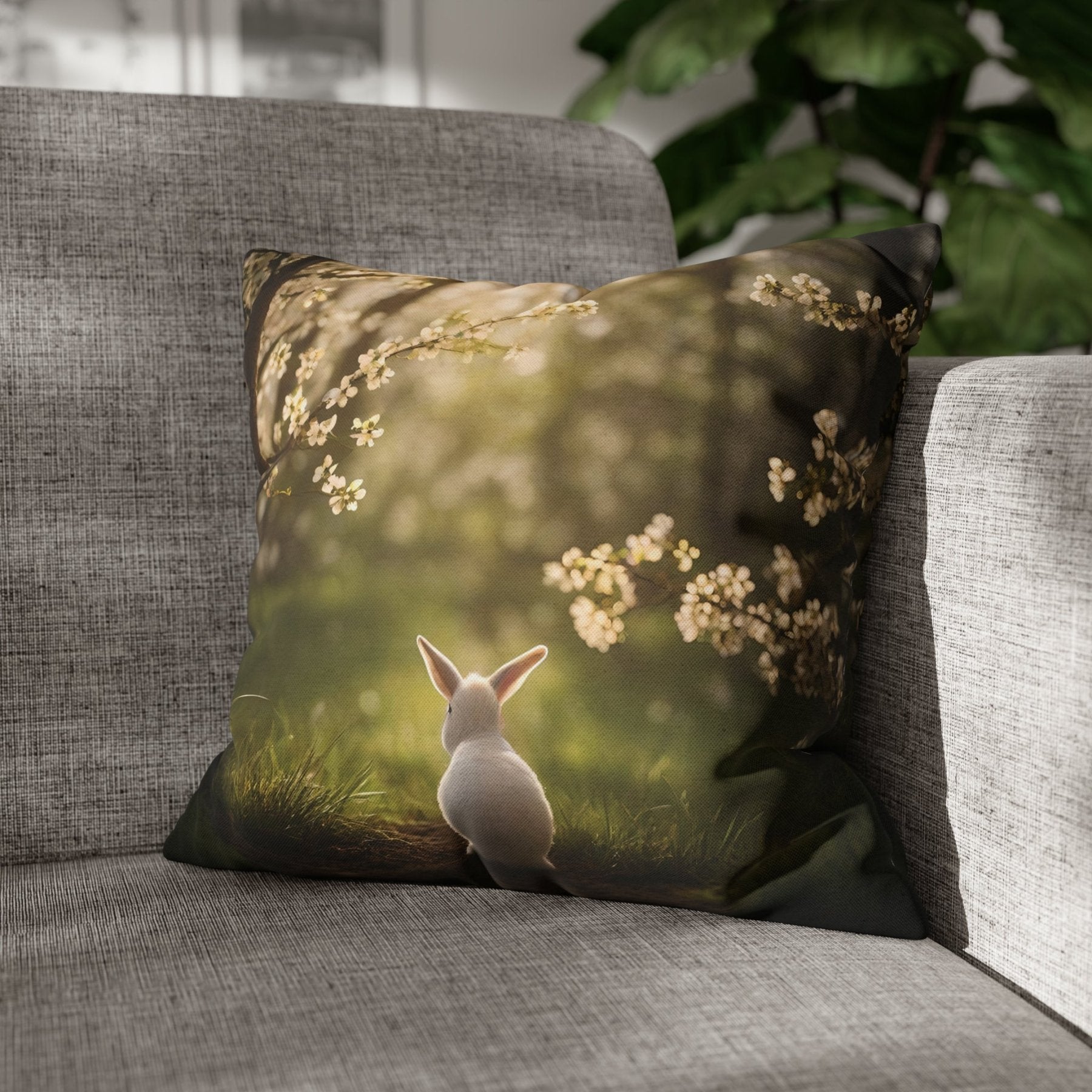 Easter Scene Throw Pillow Cover, Throw Pillow Case, Qty 1, (15) - Janlyn's Crafts