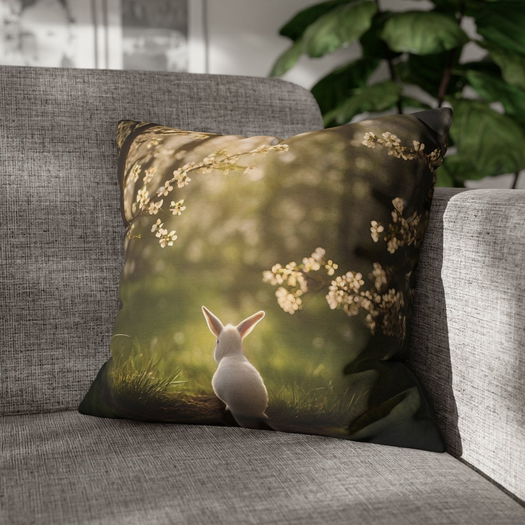 Easter Scene Throw Pillow Cover, Throw Pillow Case, Qty 1, (15) - Janlyn's Crafts