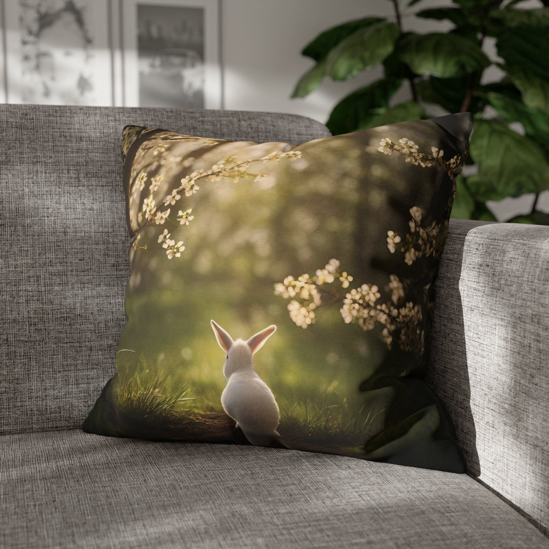 Easter Scene Throw Pillow Cover, Throw Pillow Case, Qty 1, (15) - Janlyn's Crafts