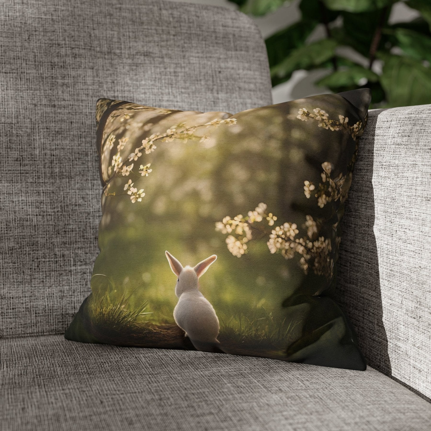 Easter Scene Throw Pillow Cover, Throw Pillow Case, Qty 1, (15) - Janlyn's Crafts