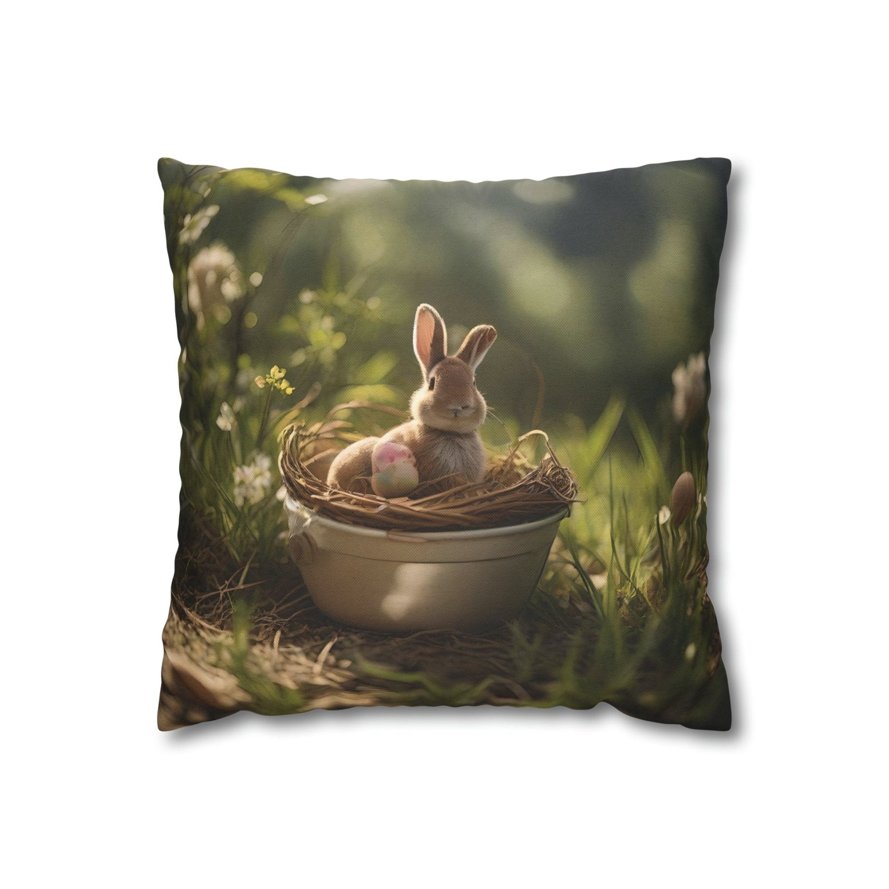 Easter Scene Throw Pillow Cover, Throw Pillow Case, Qty 1, (3) - Janlyn's Crafts