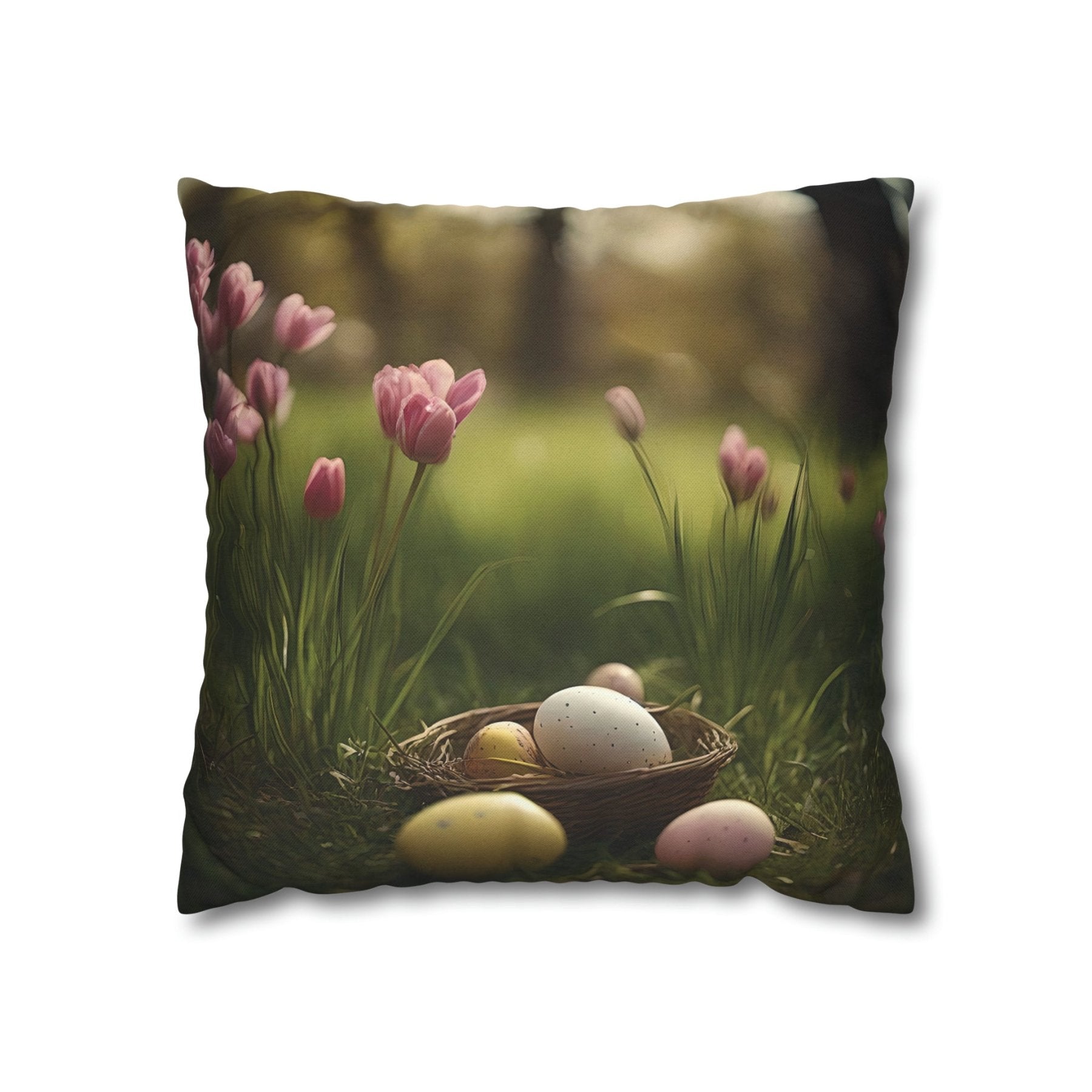 Easter Scene Throw Pillow Cover, Throw Pillow Case, Qty 1, (4) - Janlyn's Crafts