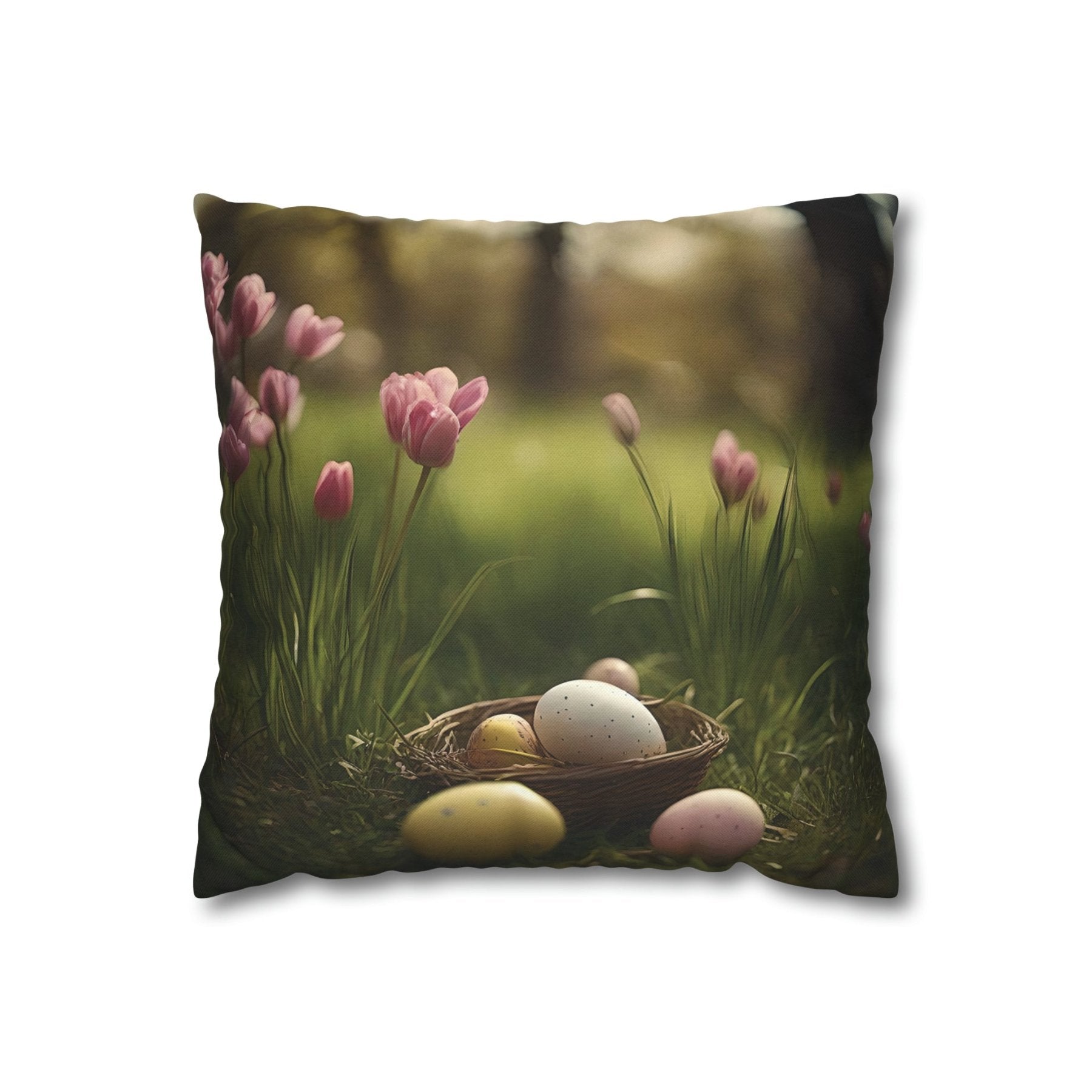 Easter Scene Throw Pillow Cover, Throw Pillow Case, Qty 1, (4) - Janlyn's Crafts