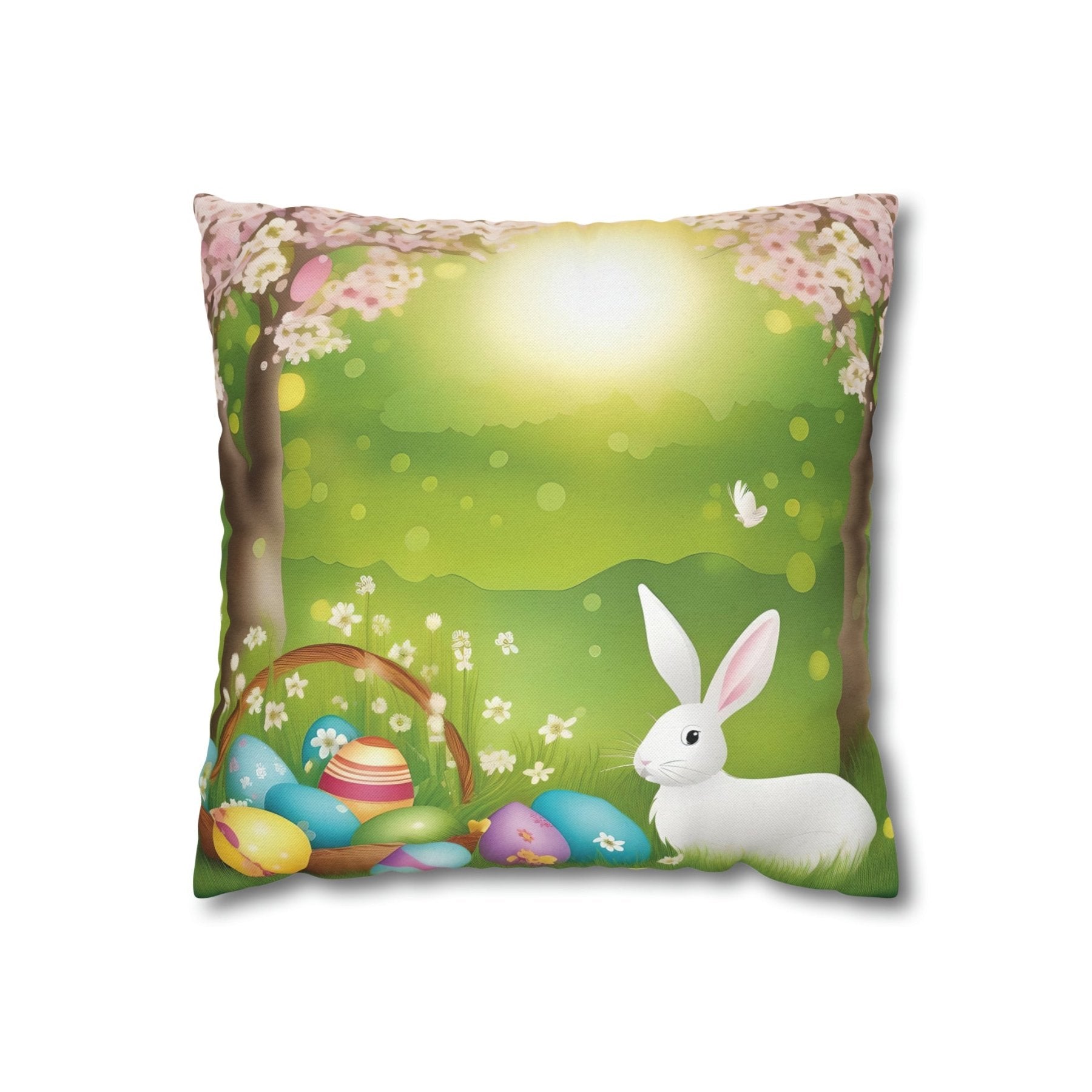 Easter Scene Throw Pillow Cover, Throw Pillow Case, Qty 1, (5) - Janlyn's Crafts