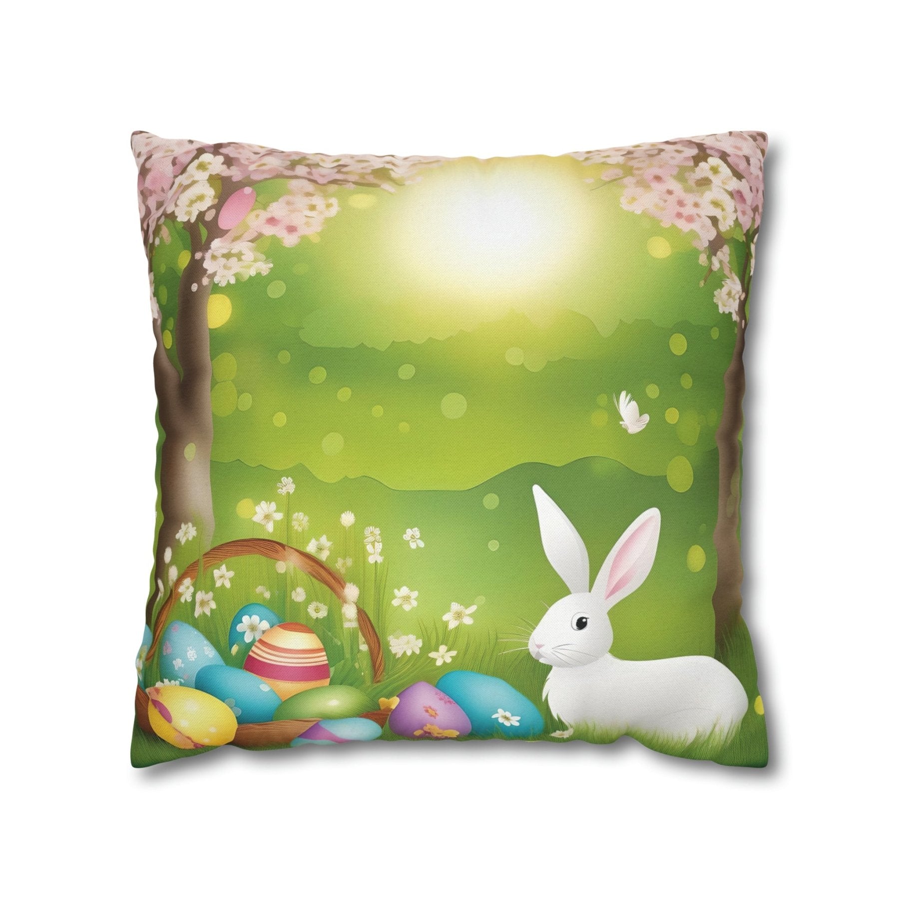 Easter Scene Throw Pillow Cover, Throw Pillow Case, Qty 1, (5) - Janlyn's Crafts