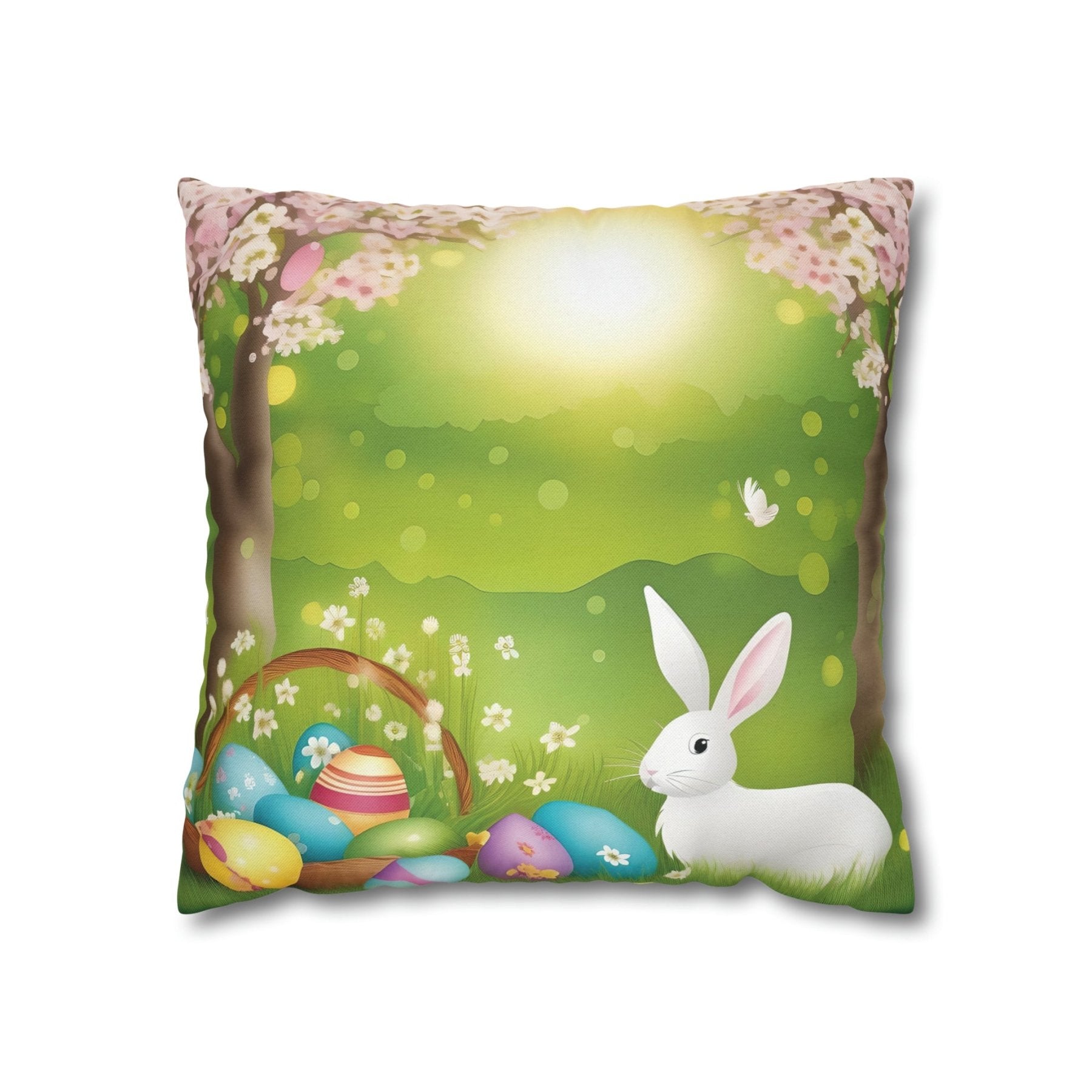 Easter Scene Throw Pillow Cover, Throw Pillow Case, Qty 1, (5) - Janlyn's Crafts