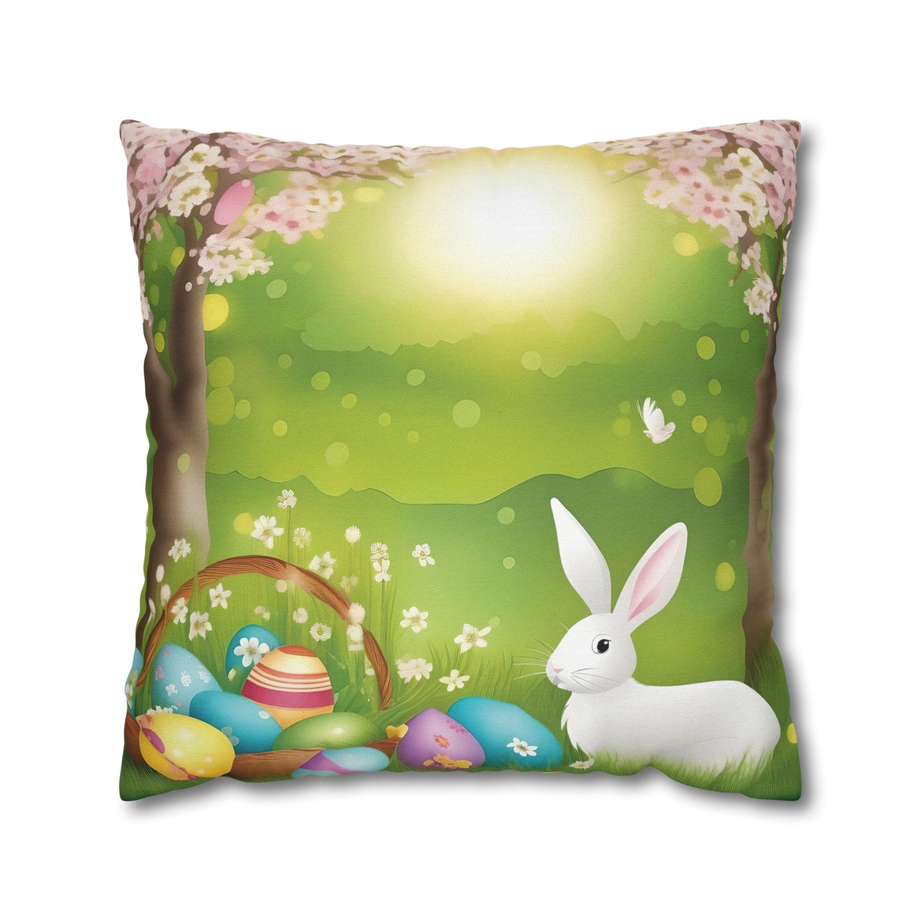 Easter Scene Throw Pillow Cover, Throw Pillow Case, Qty 1, (5) - Janlyn's Crafts