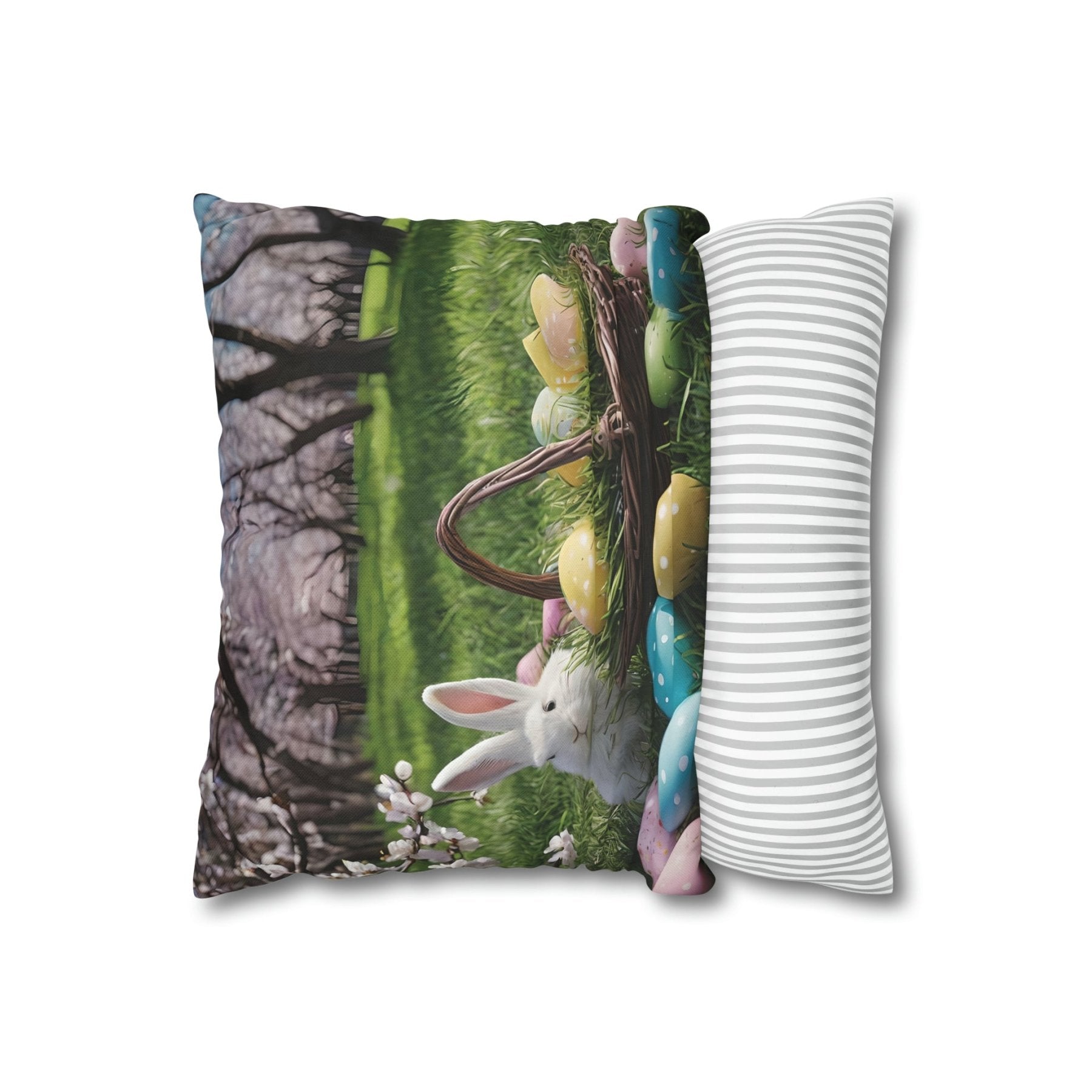 Easter Scene Throw Pillow Cover, Throw Pillow Case, Qty 1, (8) - Janlyn's Crafts