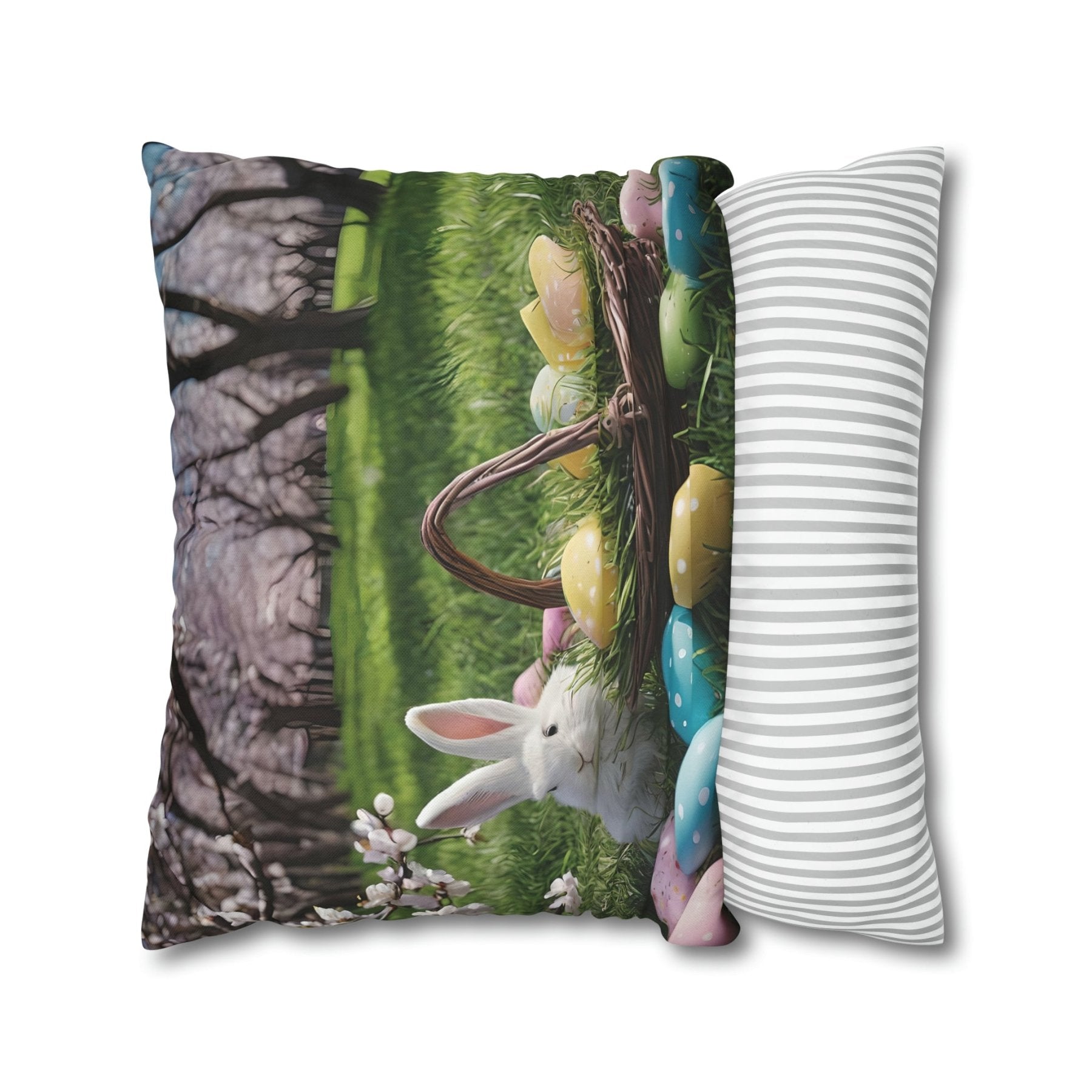 Easter Scene Throw Pillow Cover, Throw Pillow Case, Qty 1, (8) - Janlyn's Crafts