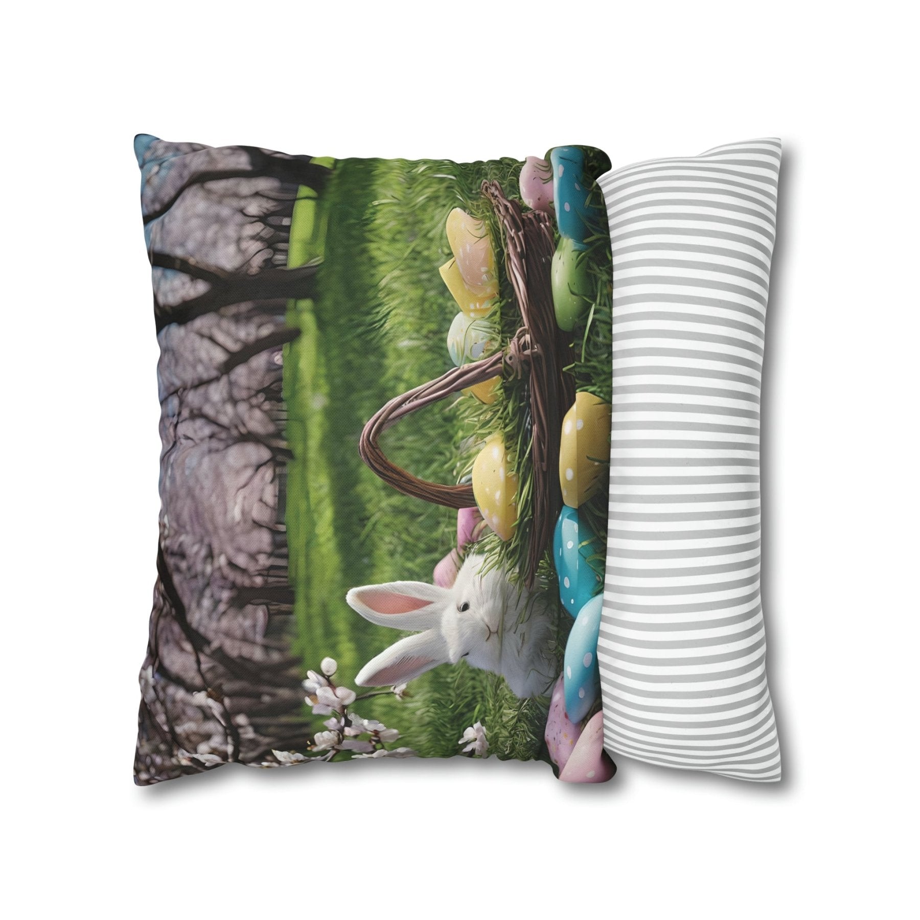 Easter Scene Throw Pillow Cover, Throw Pillow Case, Qty 1, (8) - Janlyn's Crafts