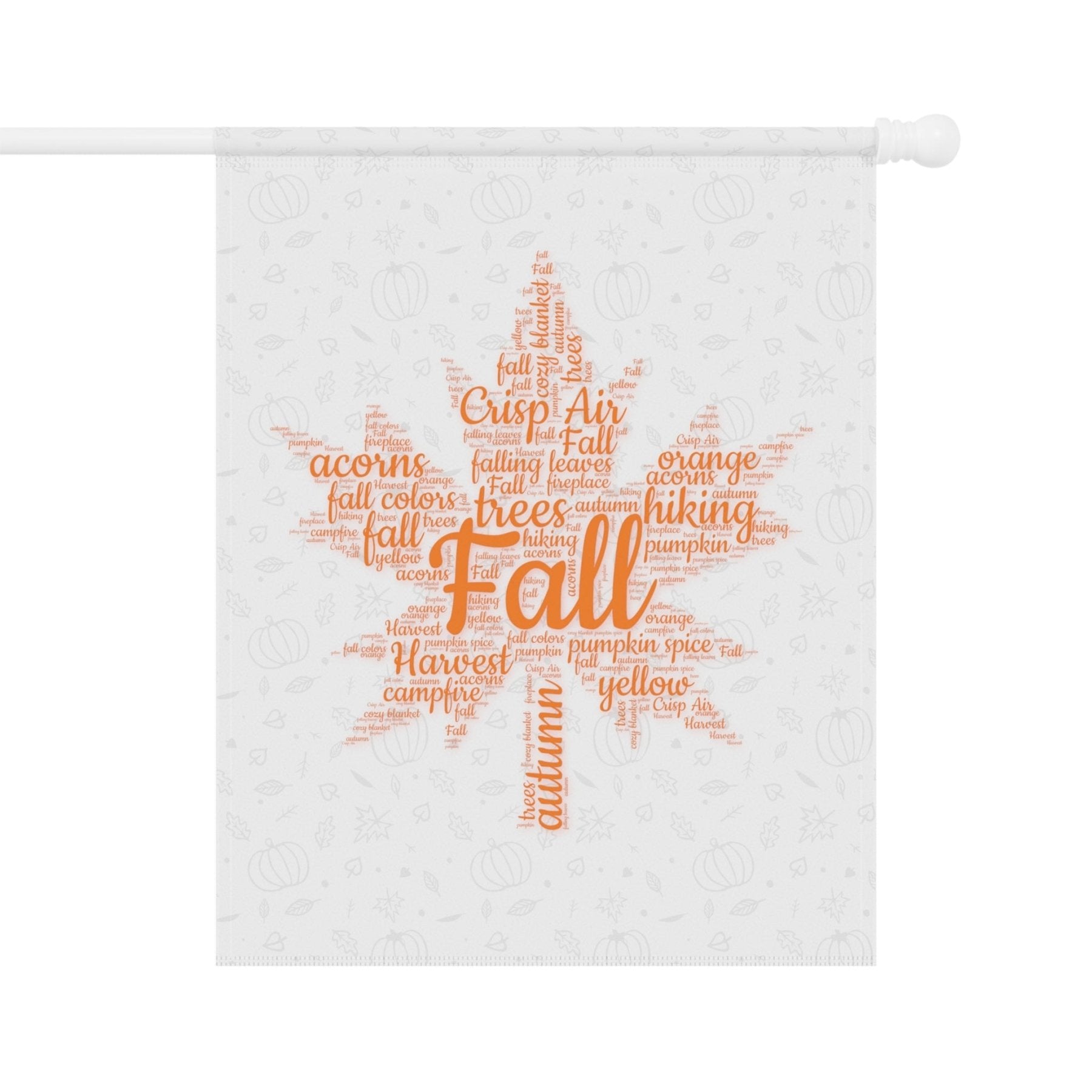 Fall Leaves Garden Flag & Fall Leaves House Flag, (2.1) - Janlyn's Crafts