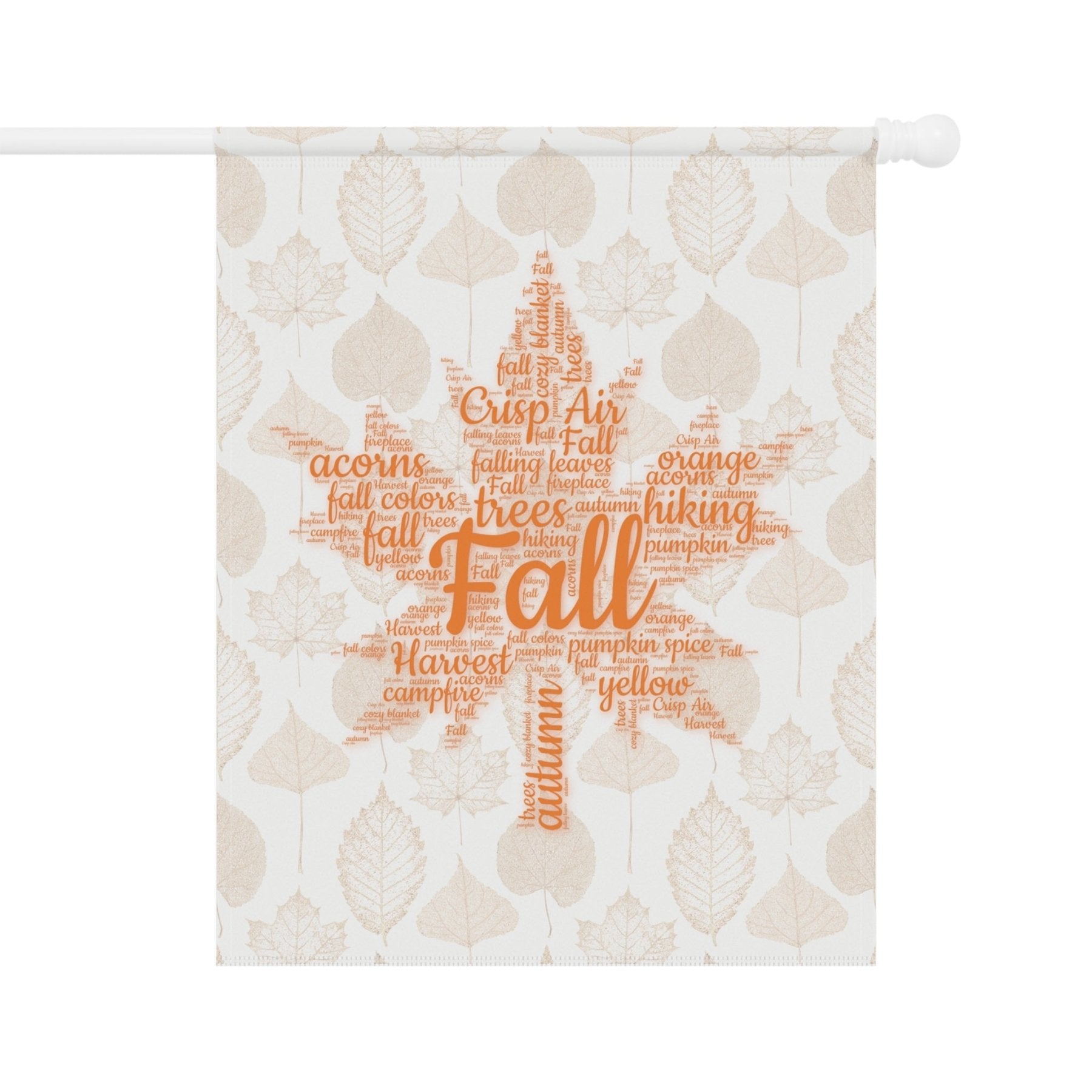 Fall Leaves Garden Flag & Fall Leaves House Flag, (2.2) - Janlyn's Crafts