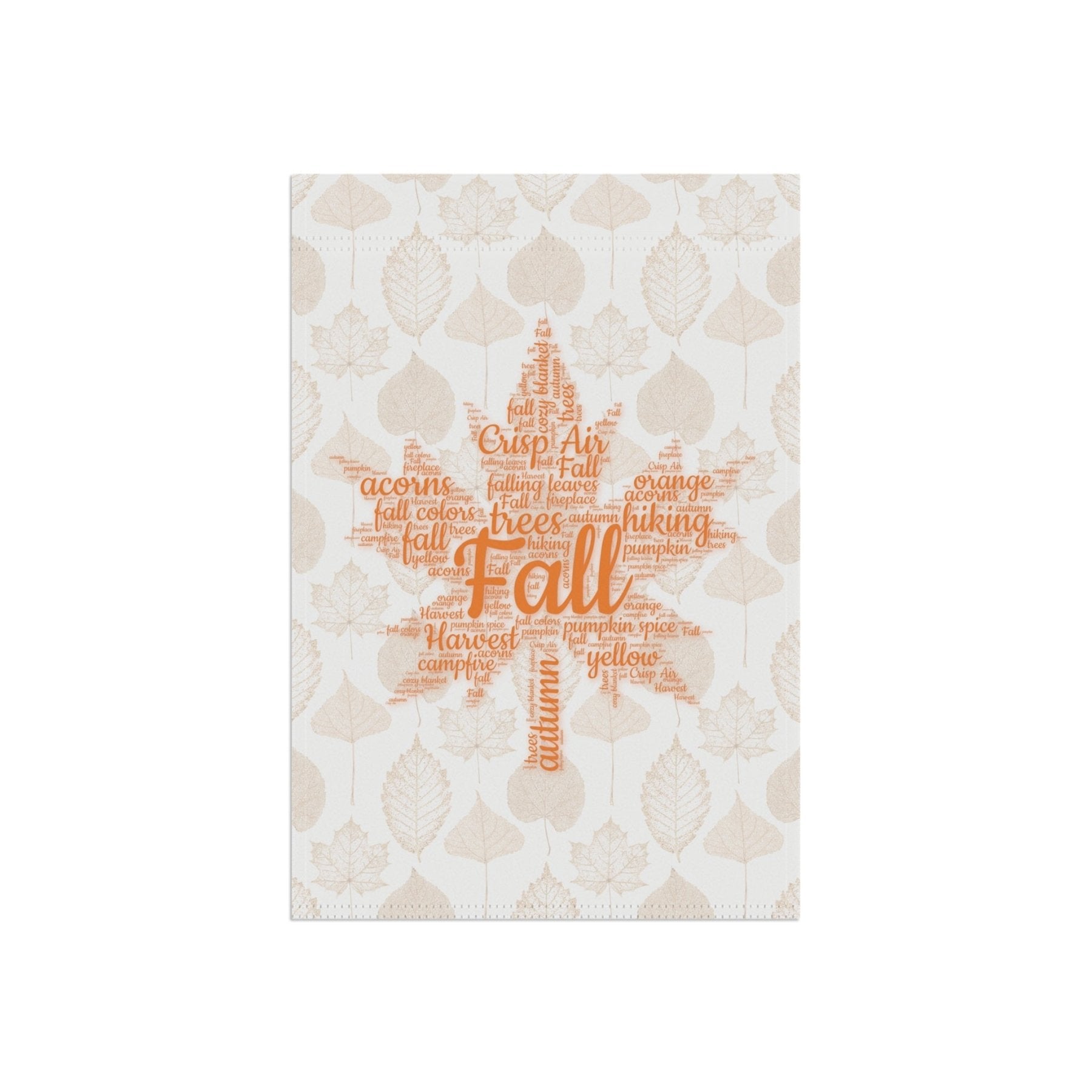 Fall Leaves Garden Flag & Fall Leaves House Flag, (2.2) - Janlyn's Crafts