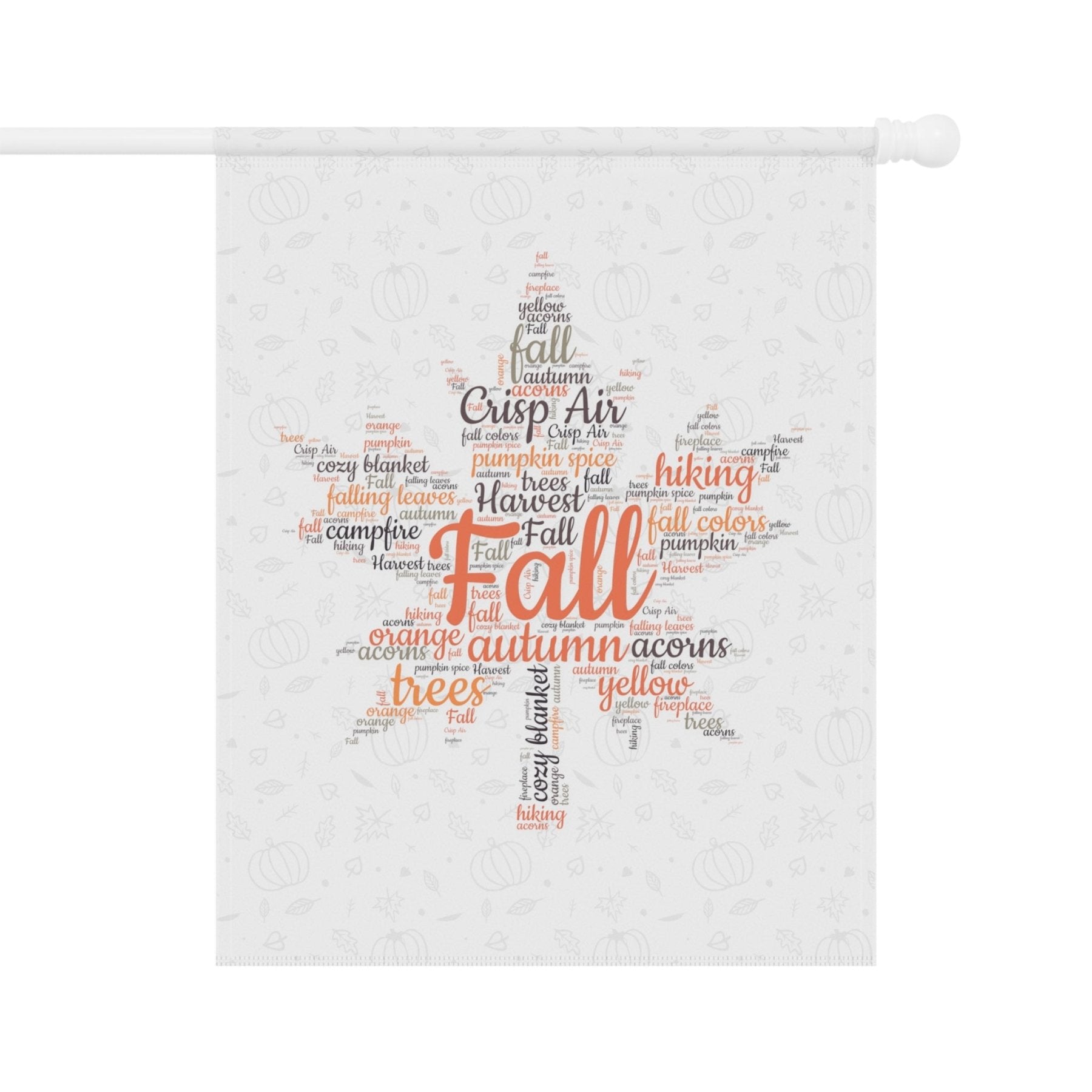 Fall Leaves Garden Flag & Fall Leaves House Flag, (3.1) - Janlyn's Crafts