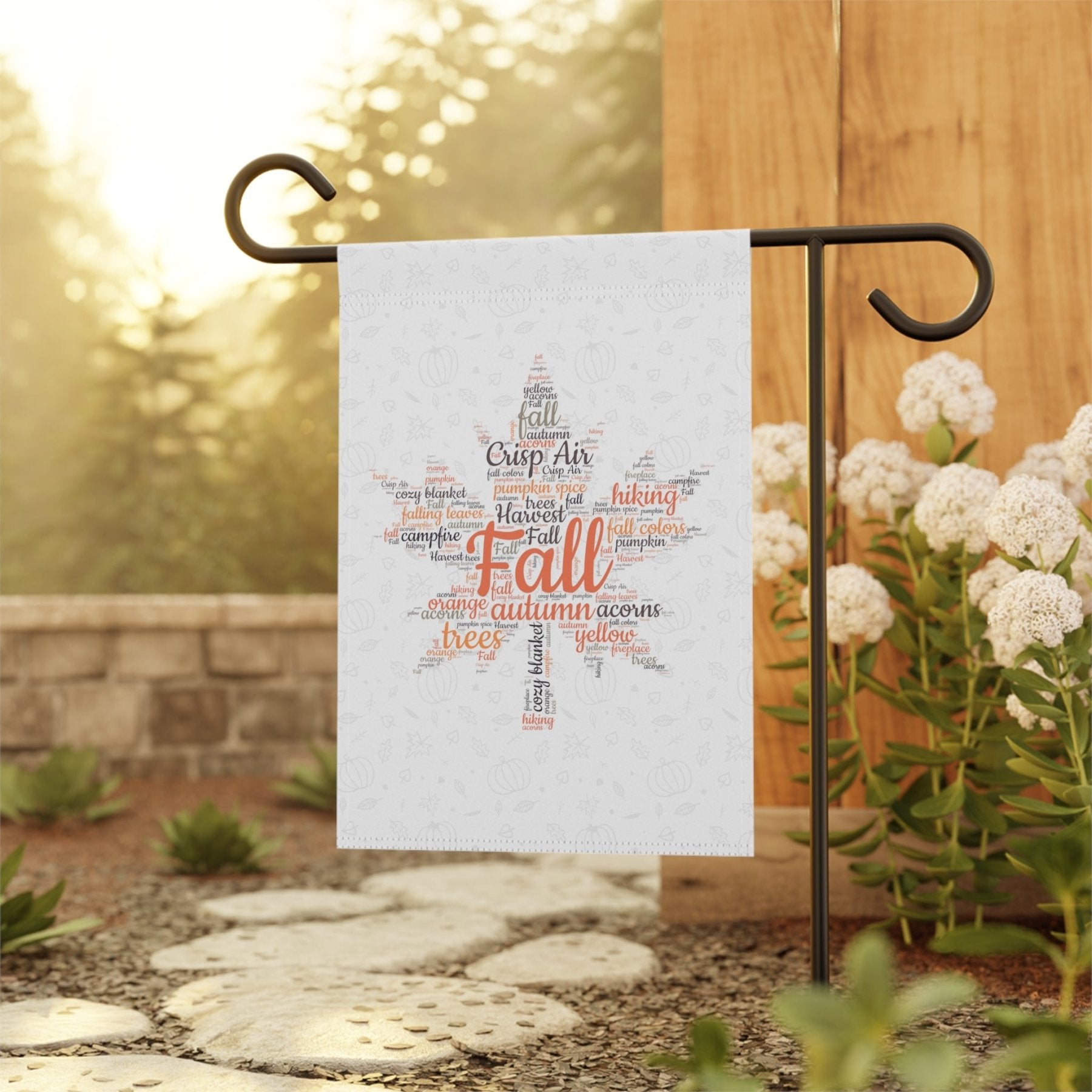 Fall Leaves Garden Flag & Fall Leaves House Flag, (3.1) - Janlyn's Crafts