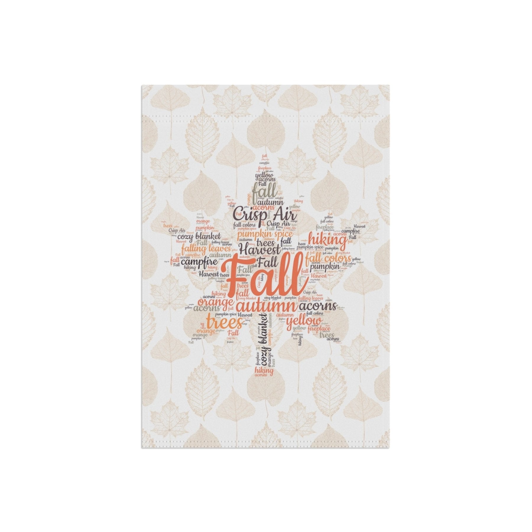 Fall Leaves Garden Flag & Fall Leaves House Flag, (3.2) - Janlyn's Crafts