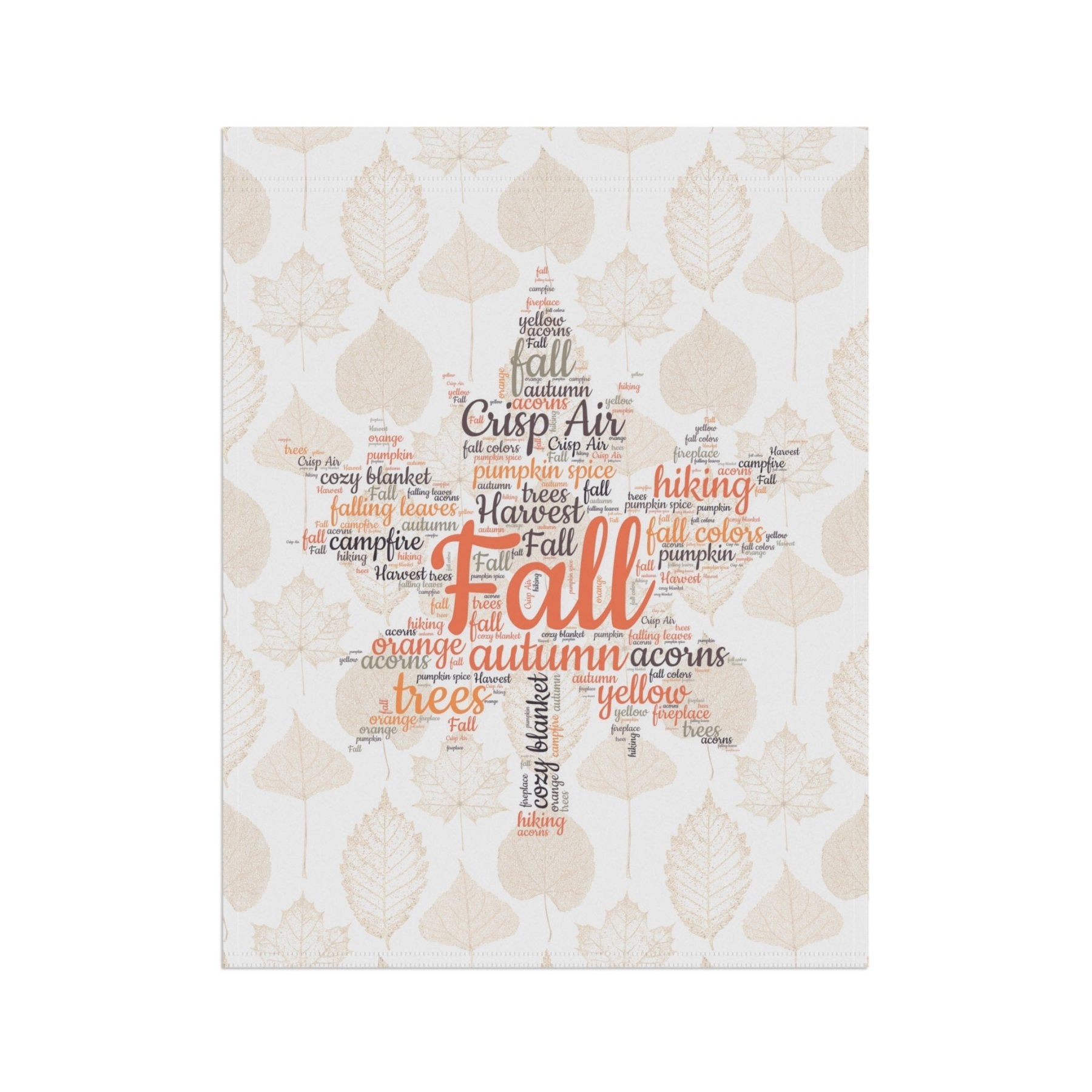 Fall Leaves Garden Flag & Fall Leaves House Flag, (3.2) - Janlyn's Crafts