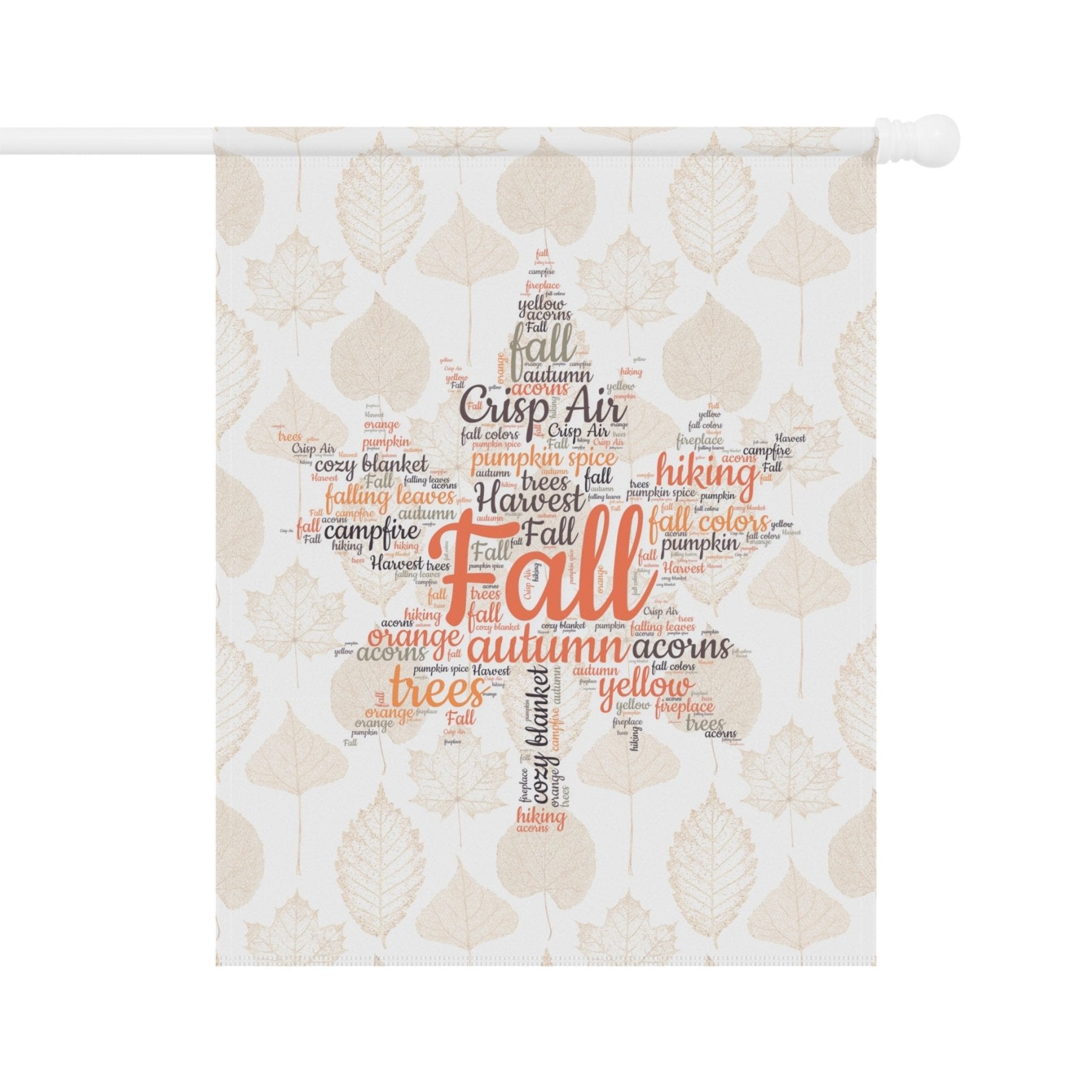 Fall Leaves Garden Flag & Fall Leaves House Flag, (3.2) - Janlyn's Crafts