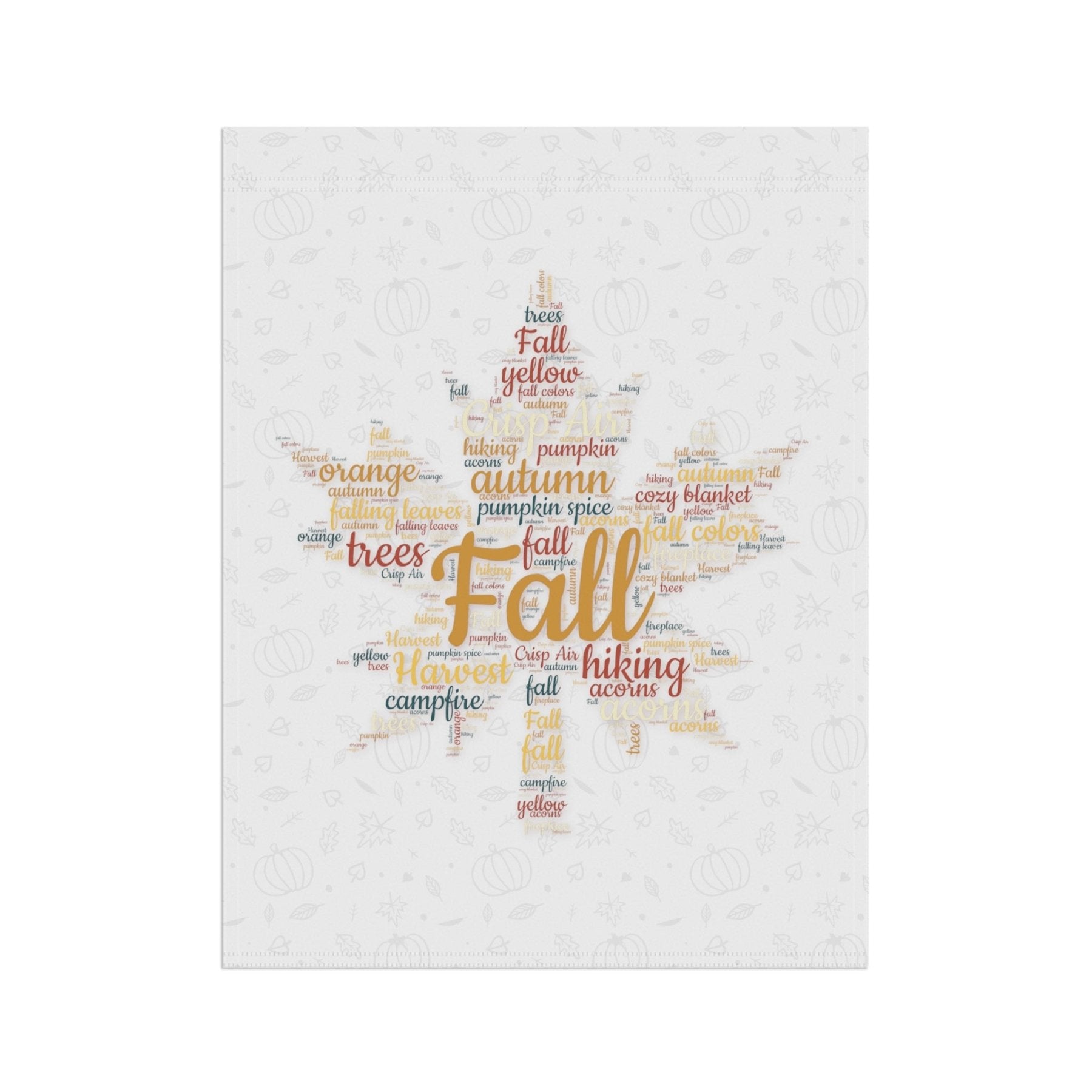 Fall Leaves Garden Flag & Fall Leaves House Flag, (4.1) - Janlyn's Crafts