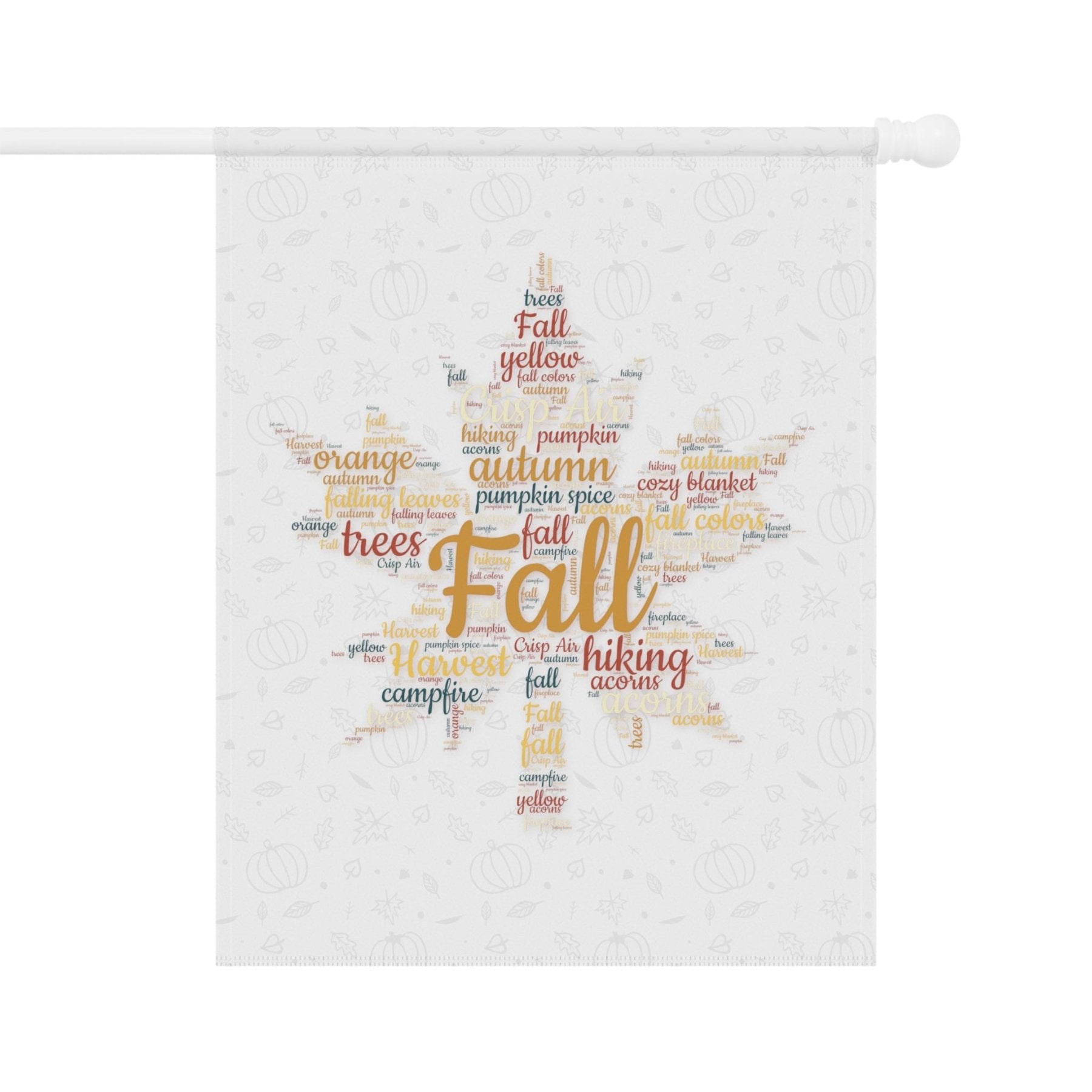 Fall Leaves Garden Flag & Fall Leaves House Flag, (4.1) - Janlyn's Crafts