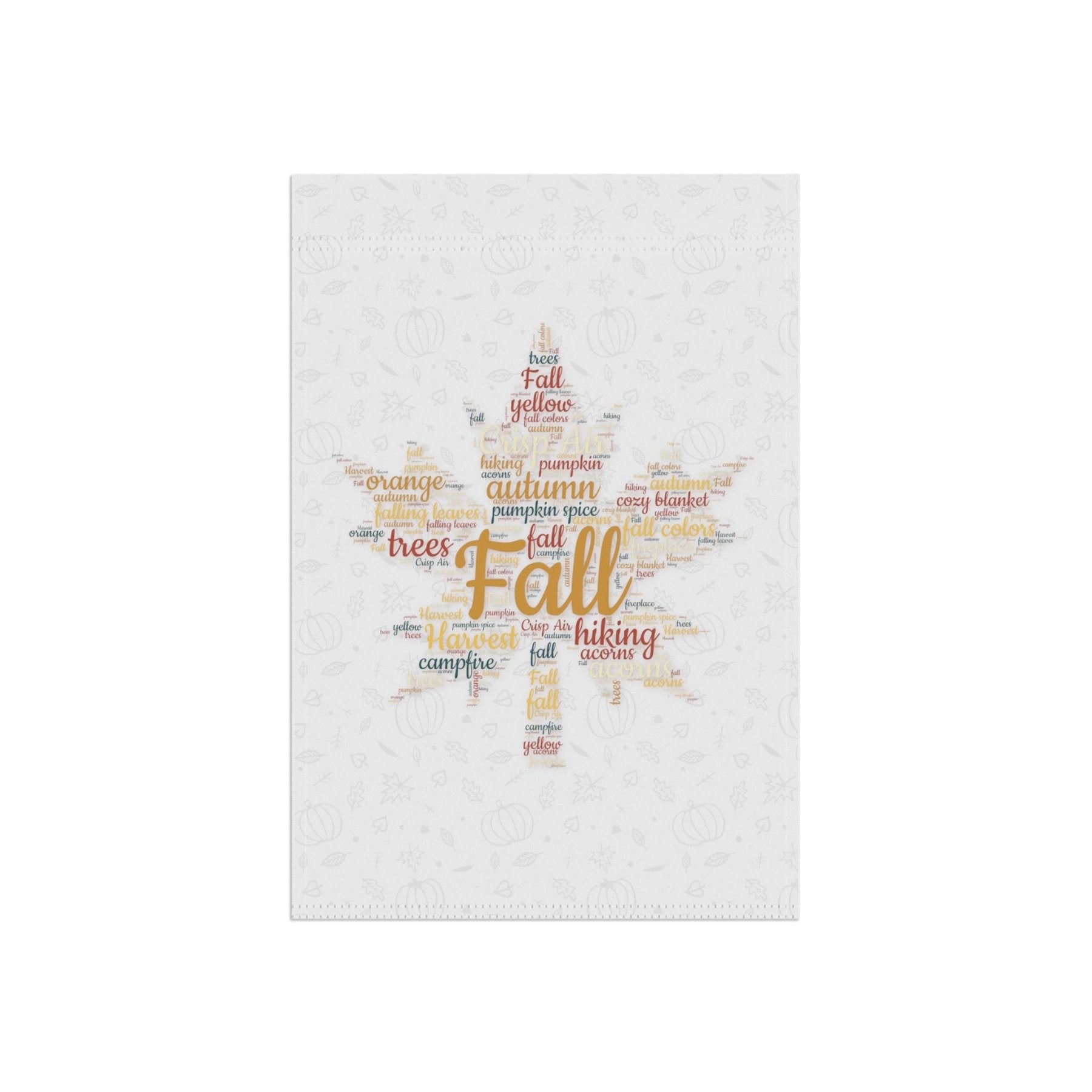 Fall Leaves Garden Flag & Fall Leaves House Flag, (4.1) - Janlyn's Crafts